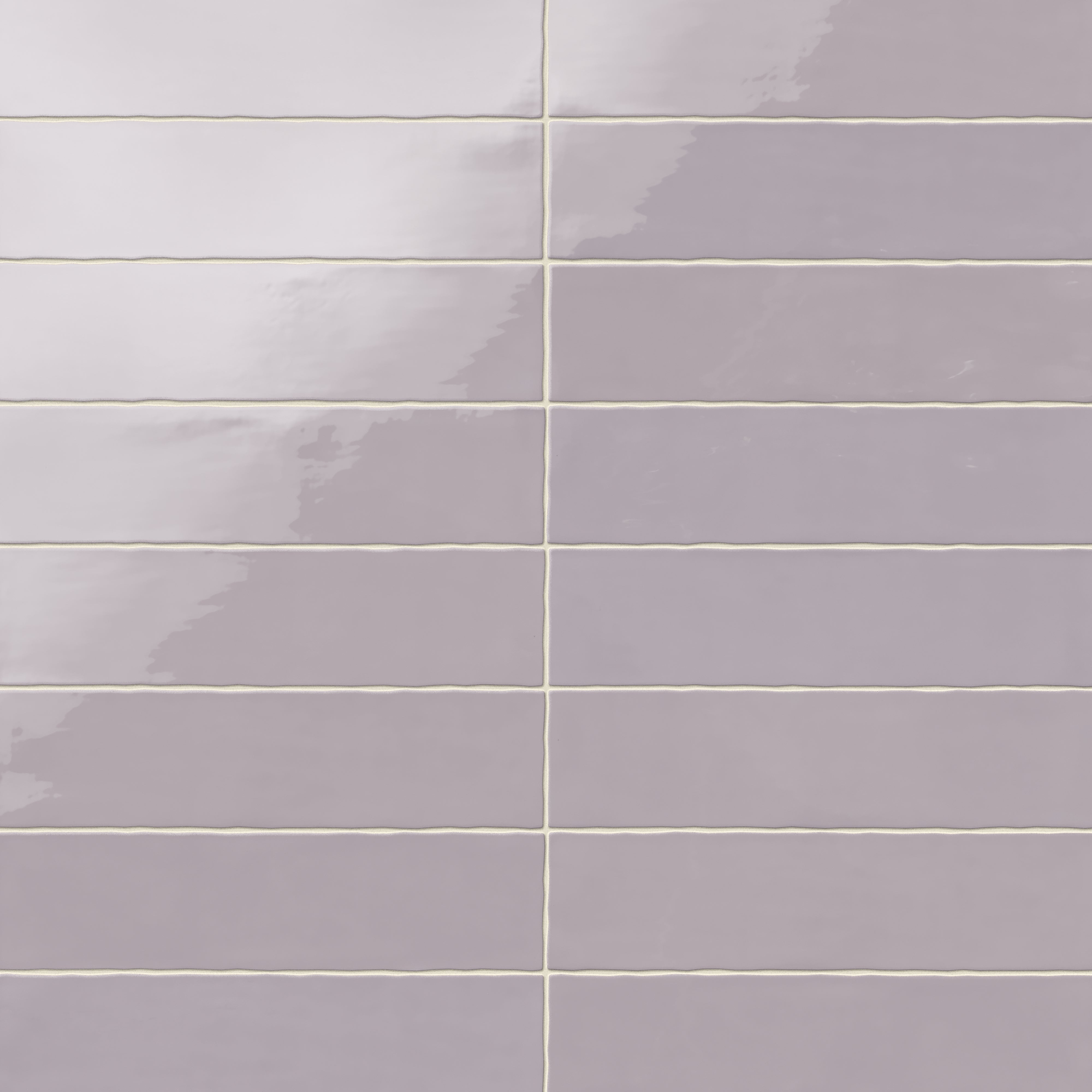 Harper 3x12 Glossy Ceramic Tile in Fog