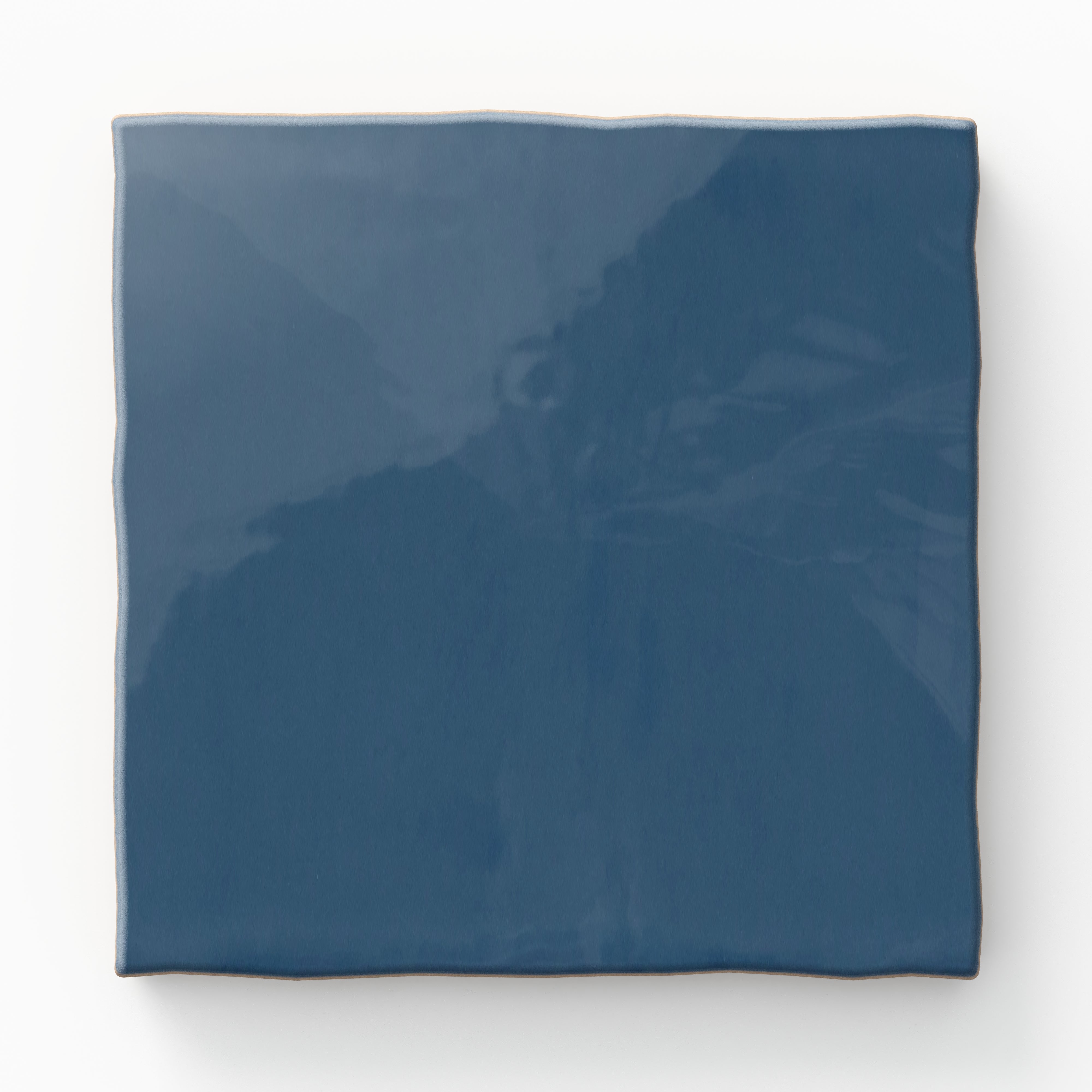 Harper 5x5 Glossy Ceramic Tile in Cerulean