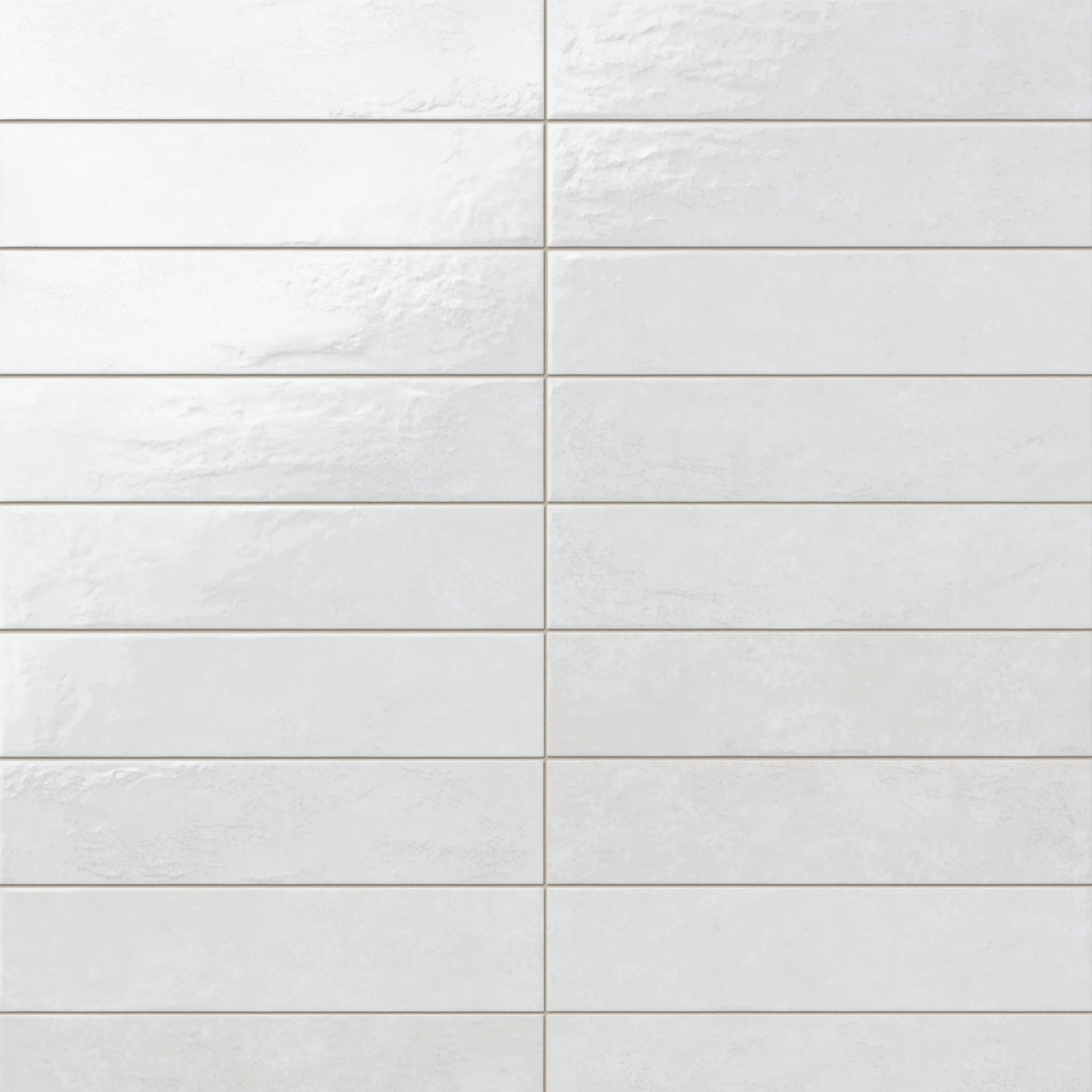 Aurelia 2x11 Glossy Porcelain Tile in White