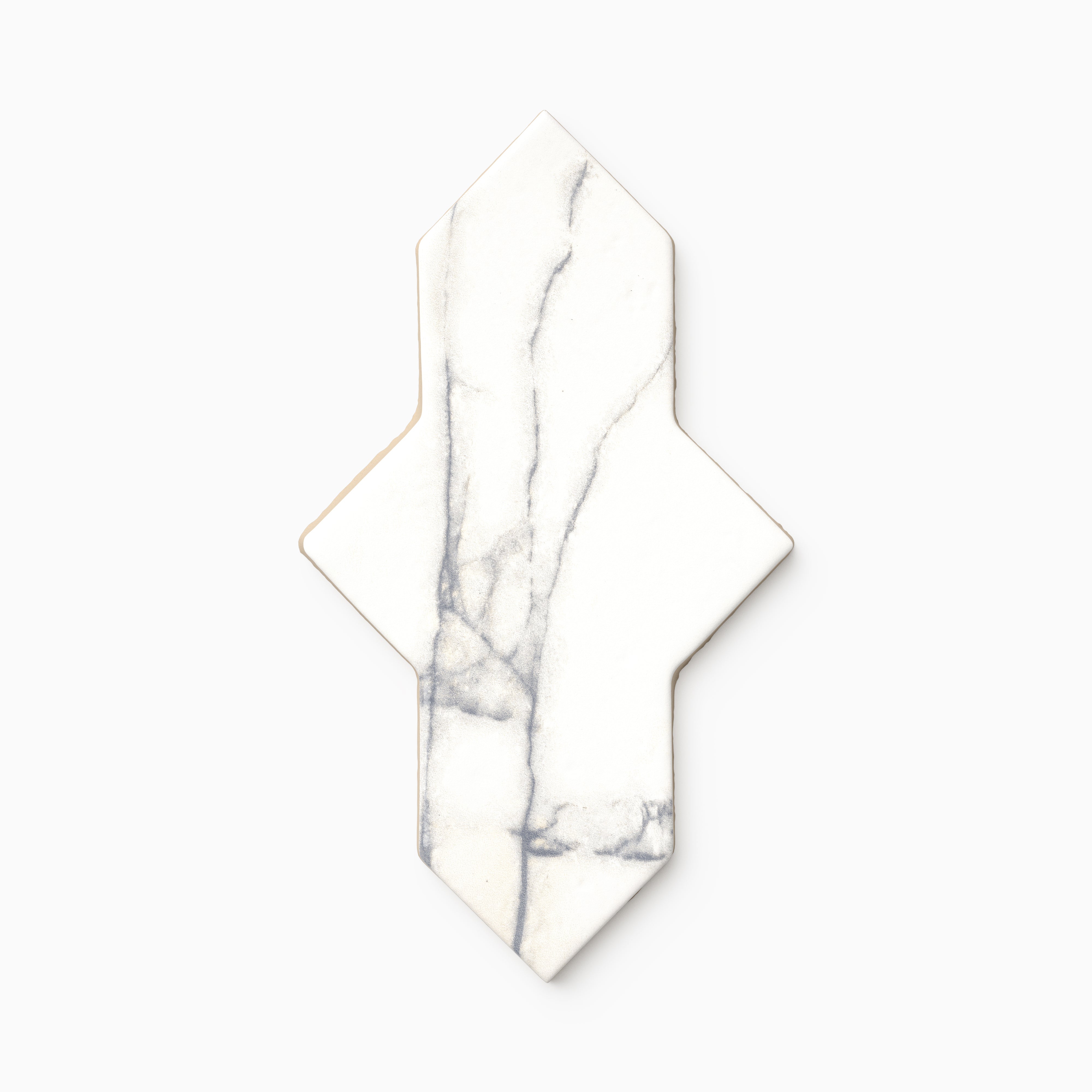 Aslan 2x8 Porcelain Tile Shield in Calacatta