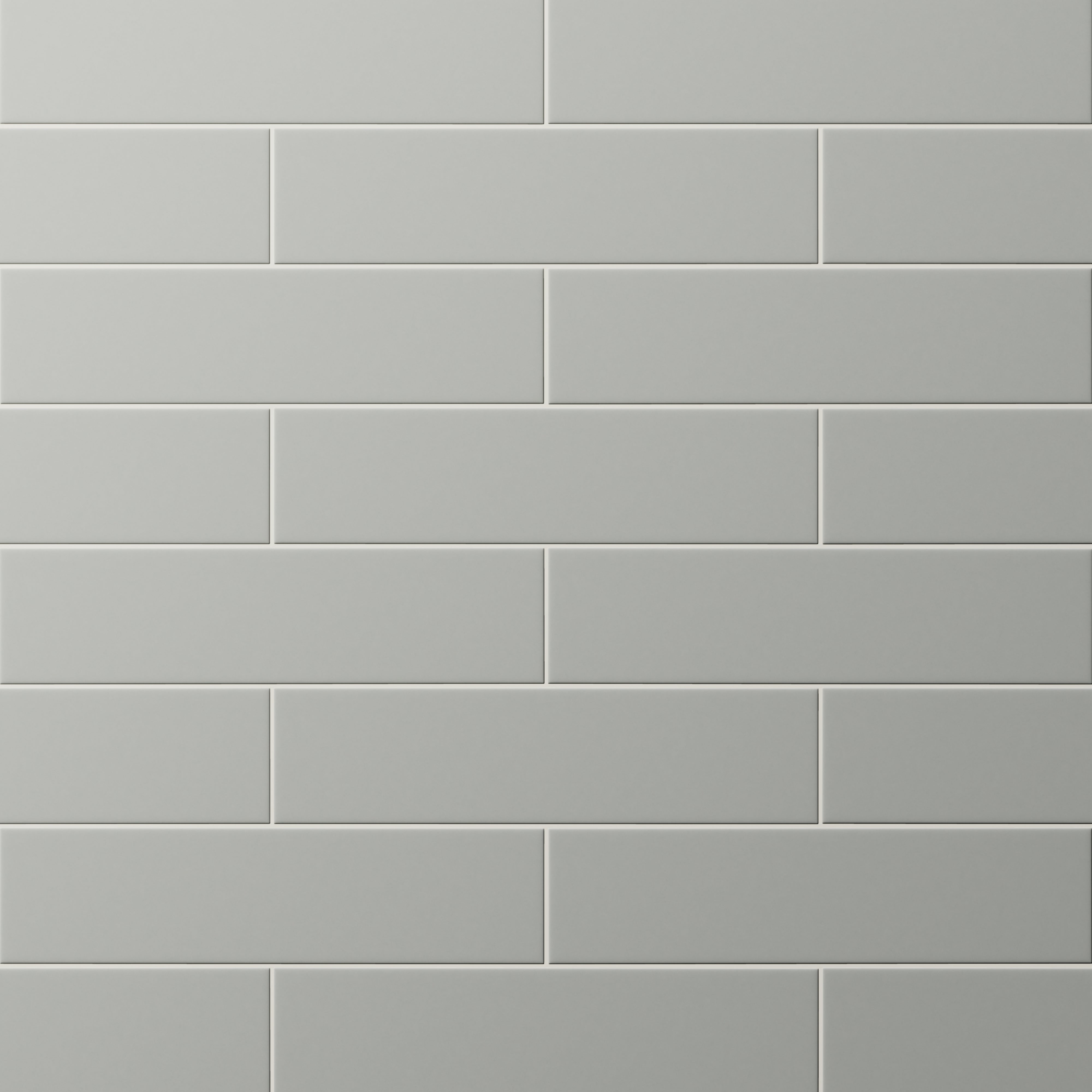 Merrick 3x11 Glossy Porcelain Tile in Gothic Grey