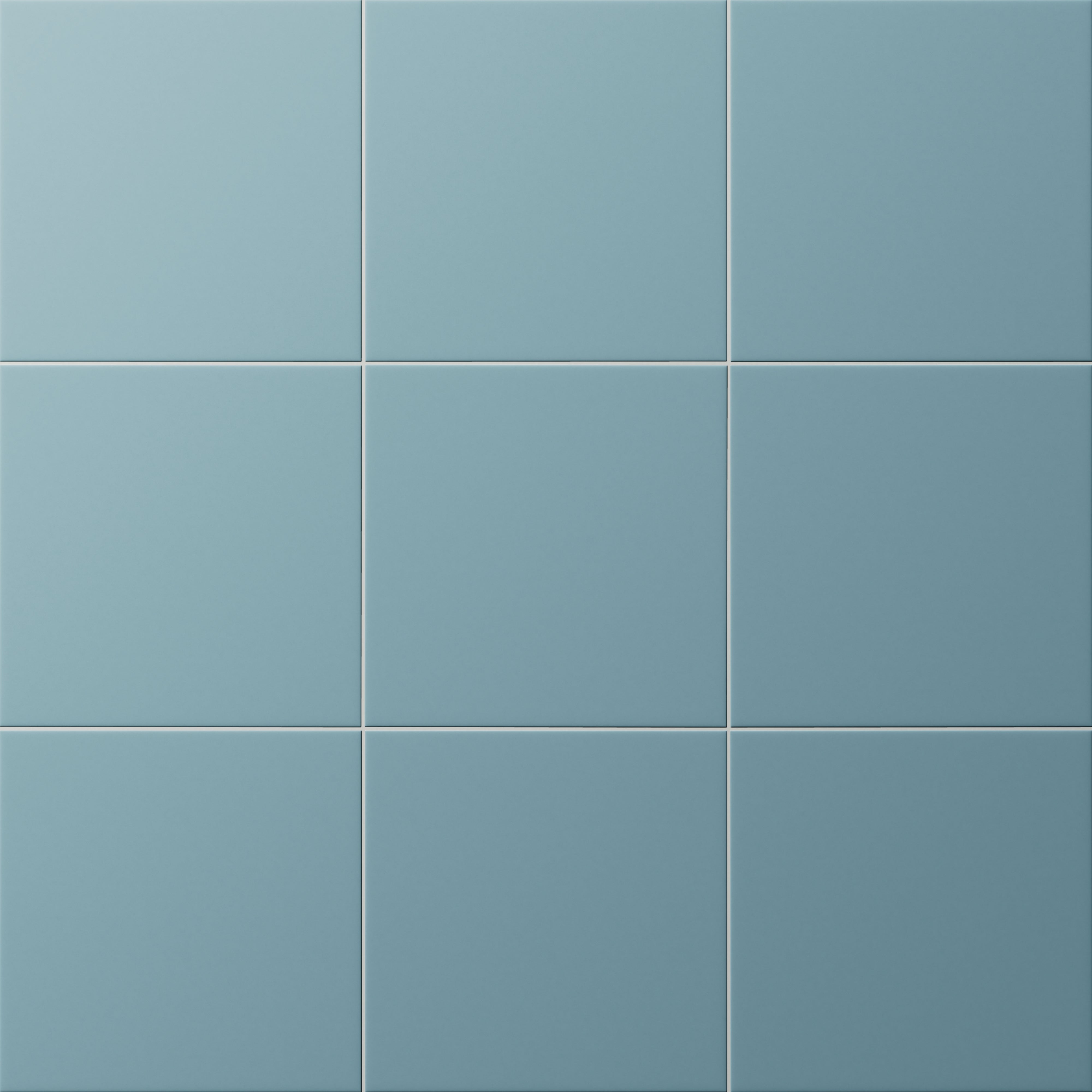 Merrick 8x8 Glossy Porcelain Tile in Ska Blue