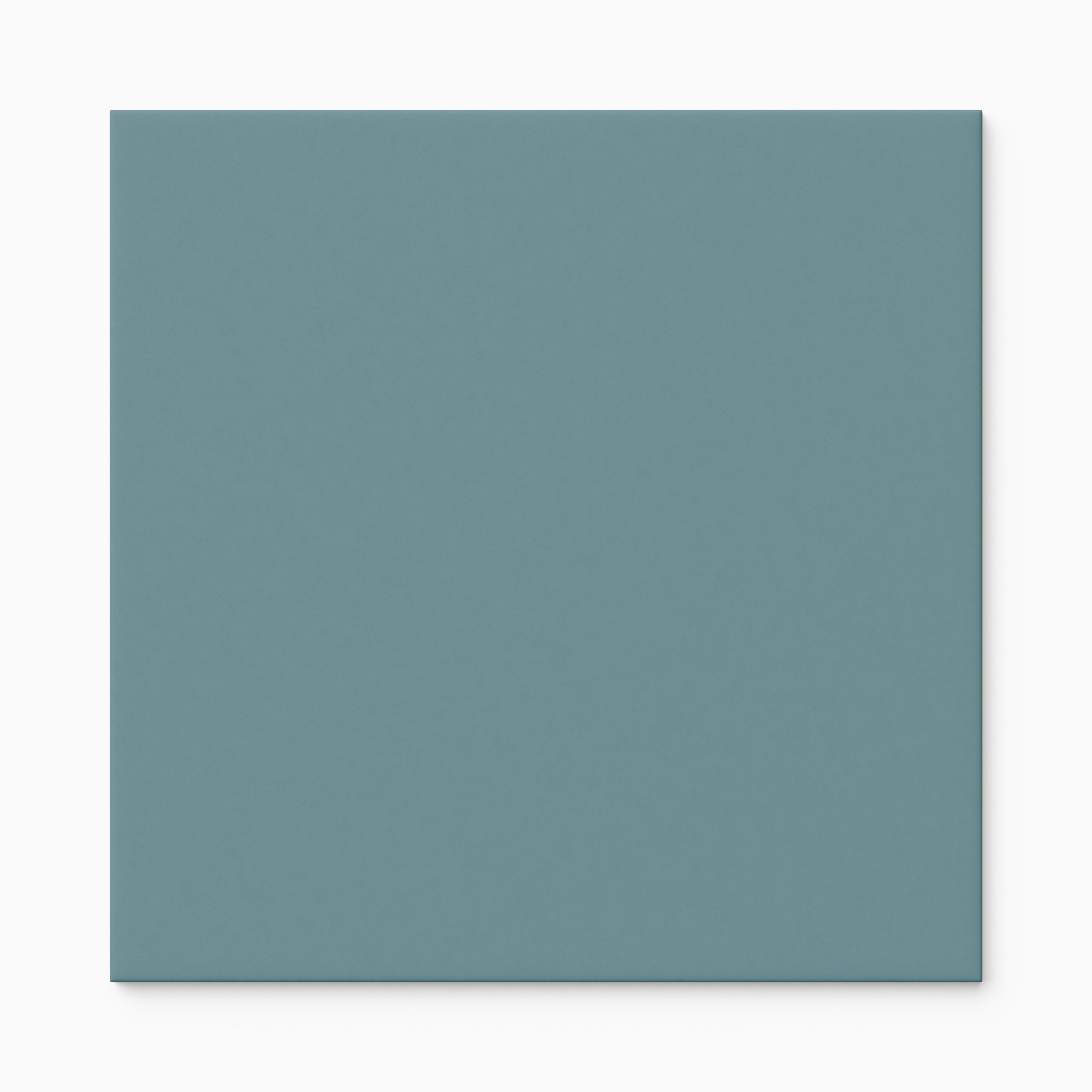 Merrick 8x8 Glossy Porcelain Tile in Ska Blue