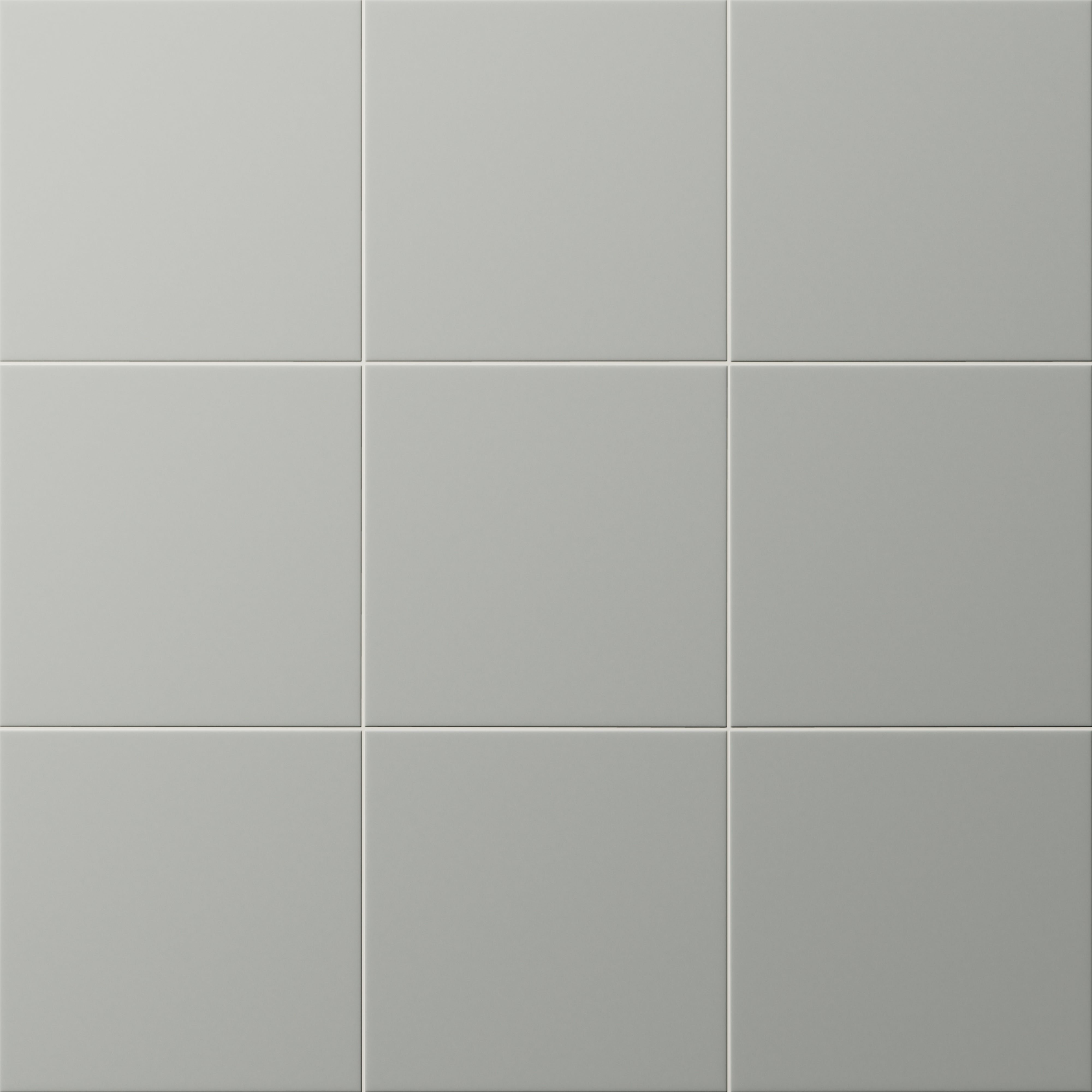 Merrick 8x8 Glossy Porcelain Tile in Gothic Grey