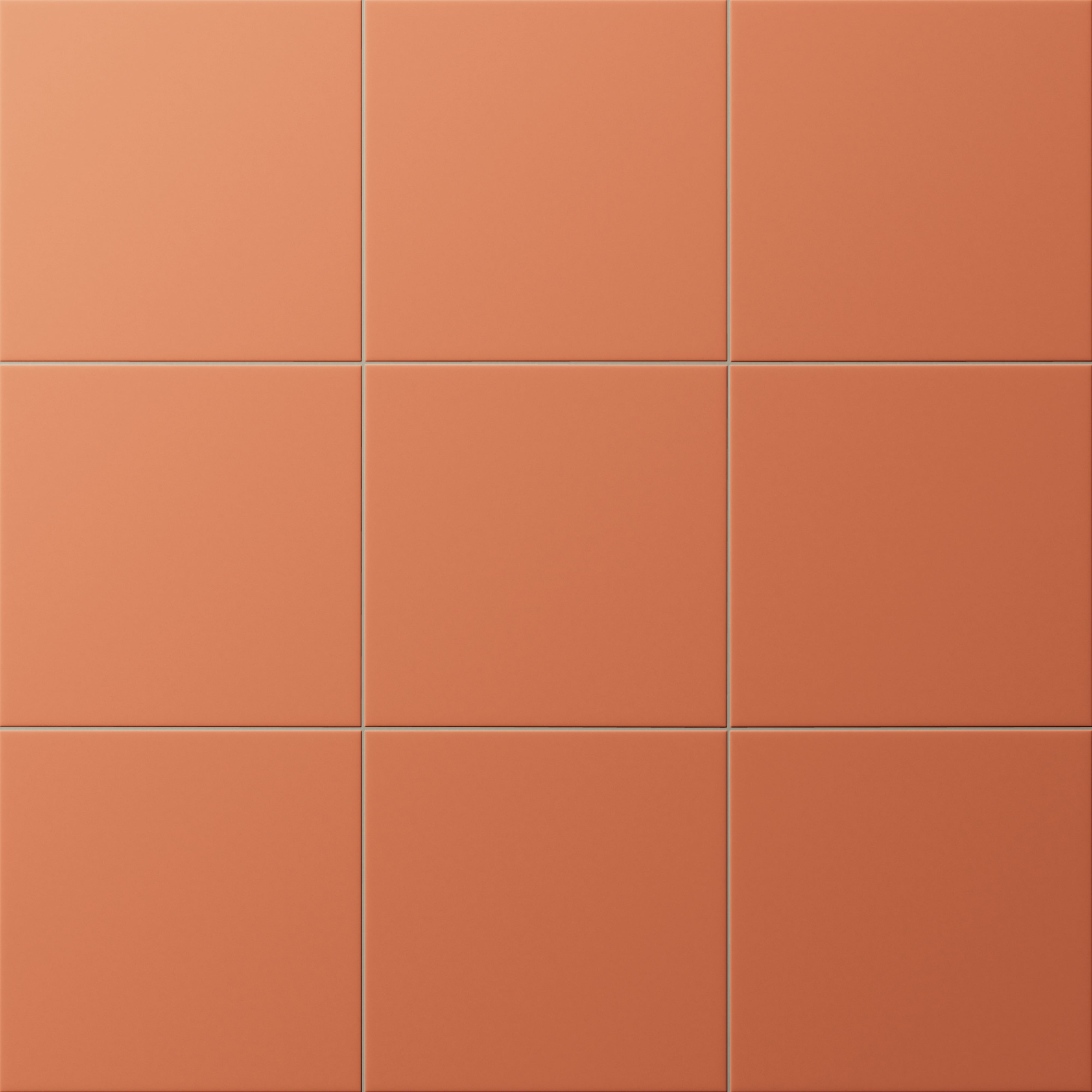 Merrick 8x8 Glossy Porcelain Tile in New-Age Terracota