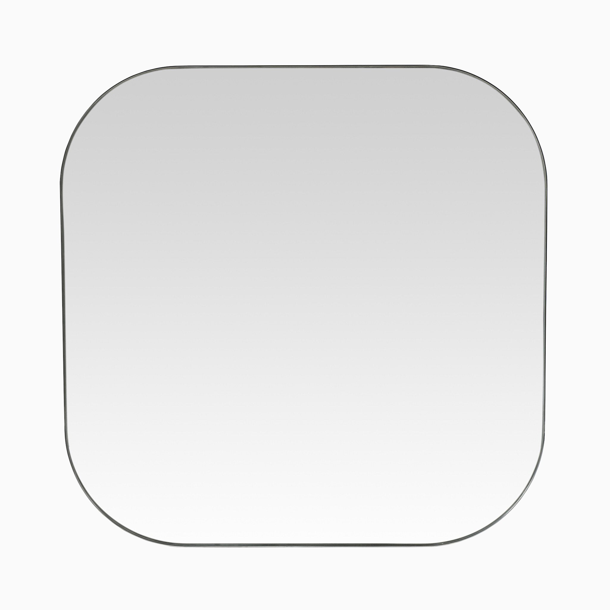 Designed with subtle curves and a crisp metal border, our Tristan Square Mirror in Shiny Steel fits beautifully in modern and industrial spaces.