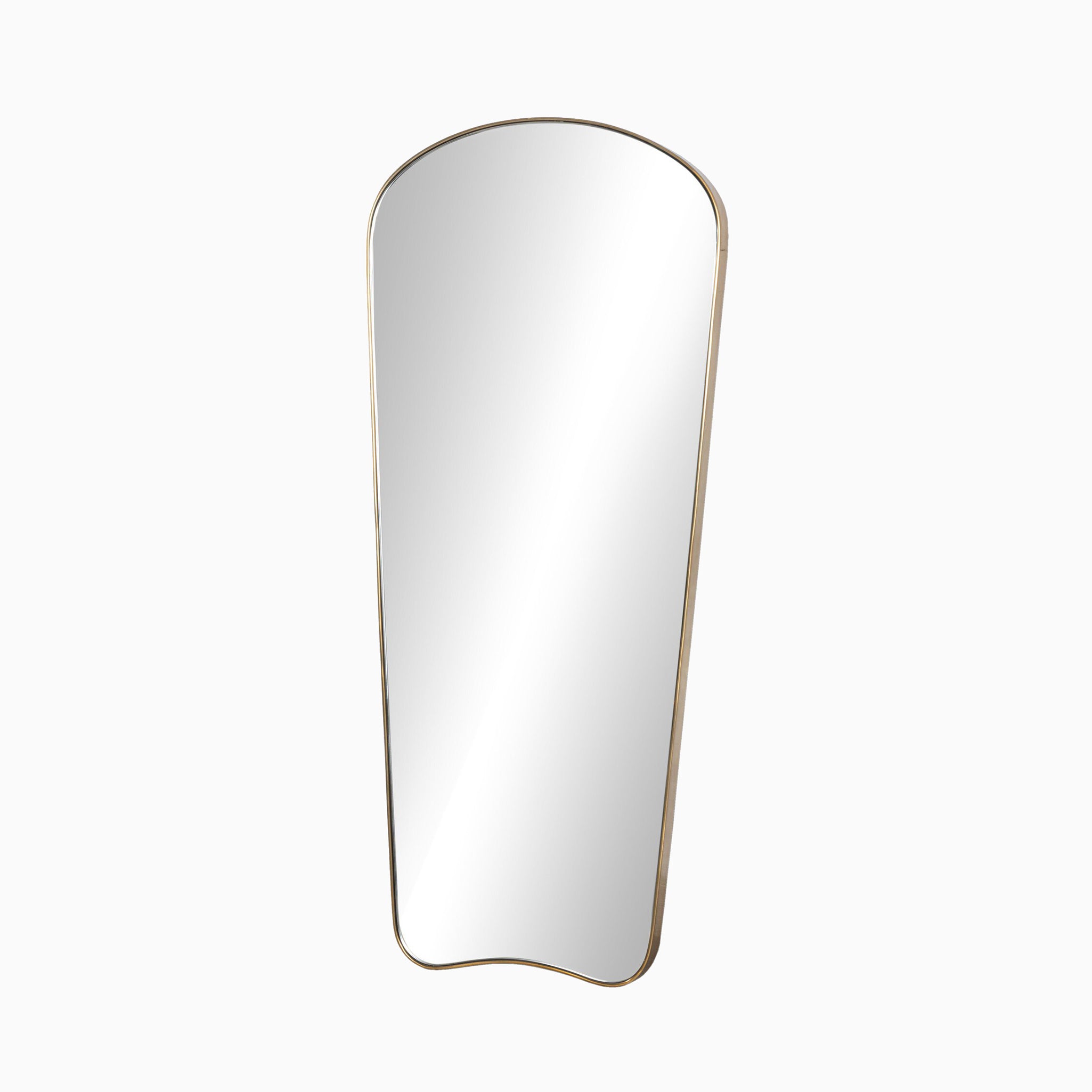 Raelynn Wall Mirror in Polished Brass