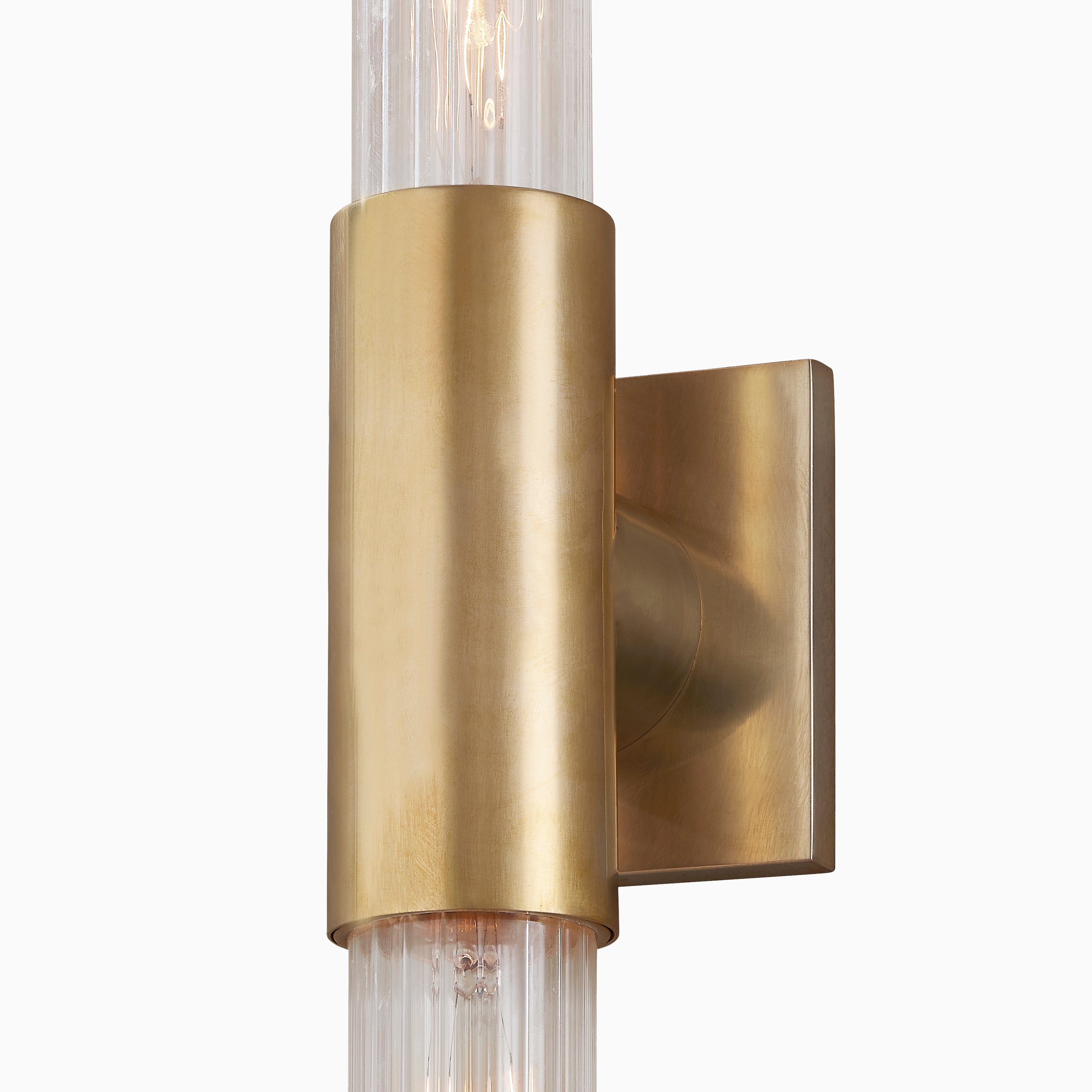 Rupert 28" Wall Sconce in Aged Brass