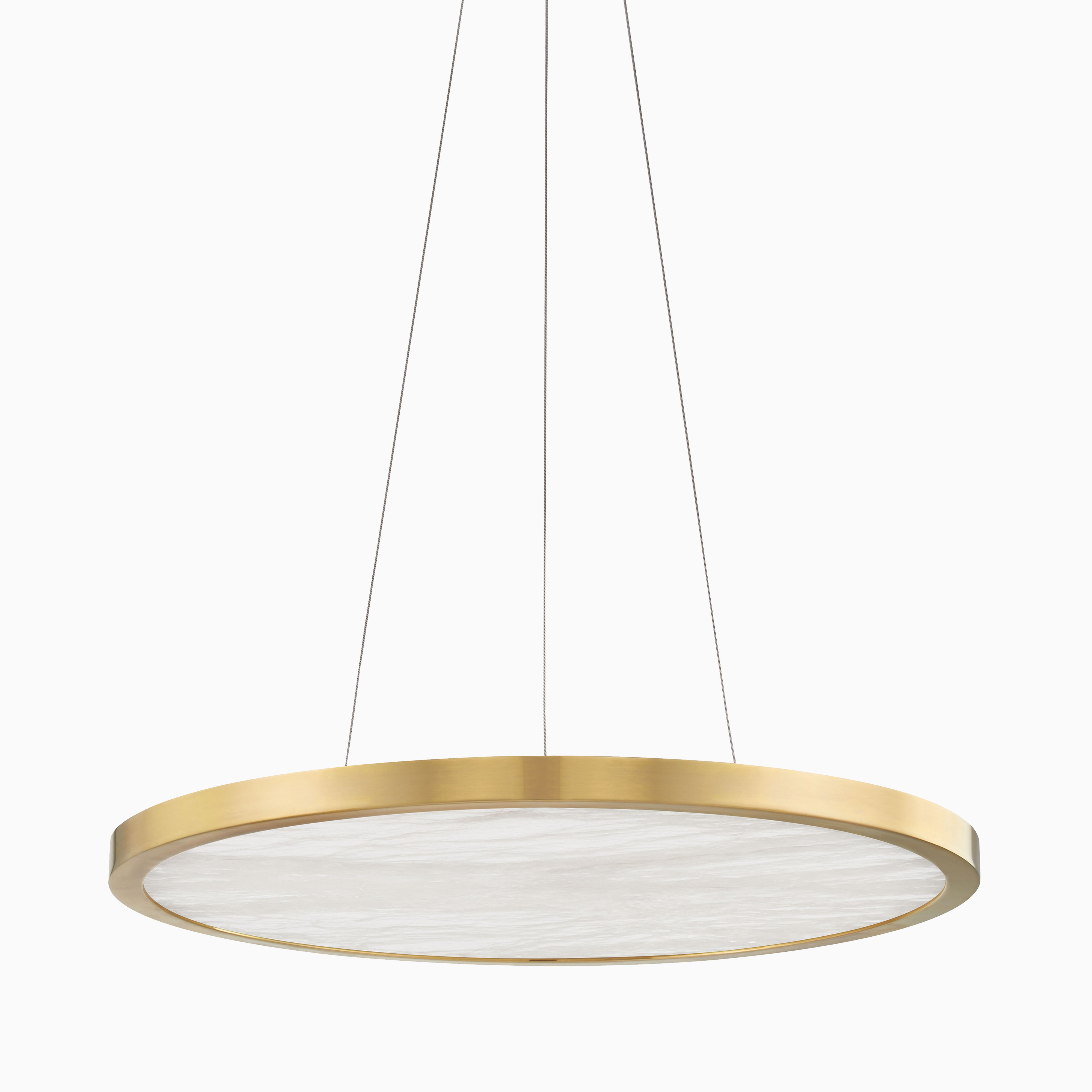 Kennie 24" Chandelier in Aged Brass