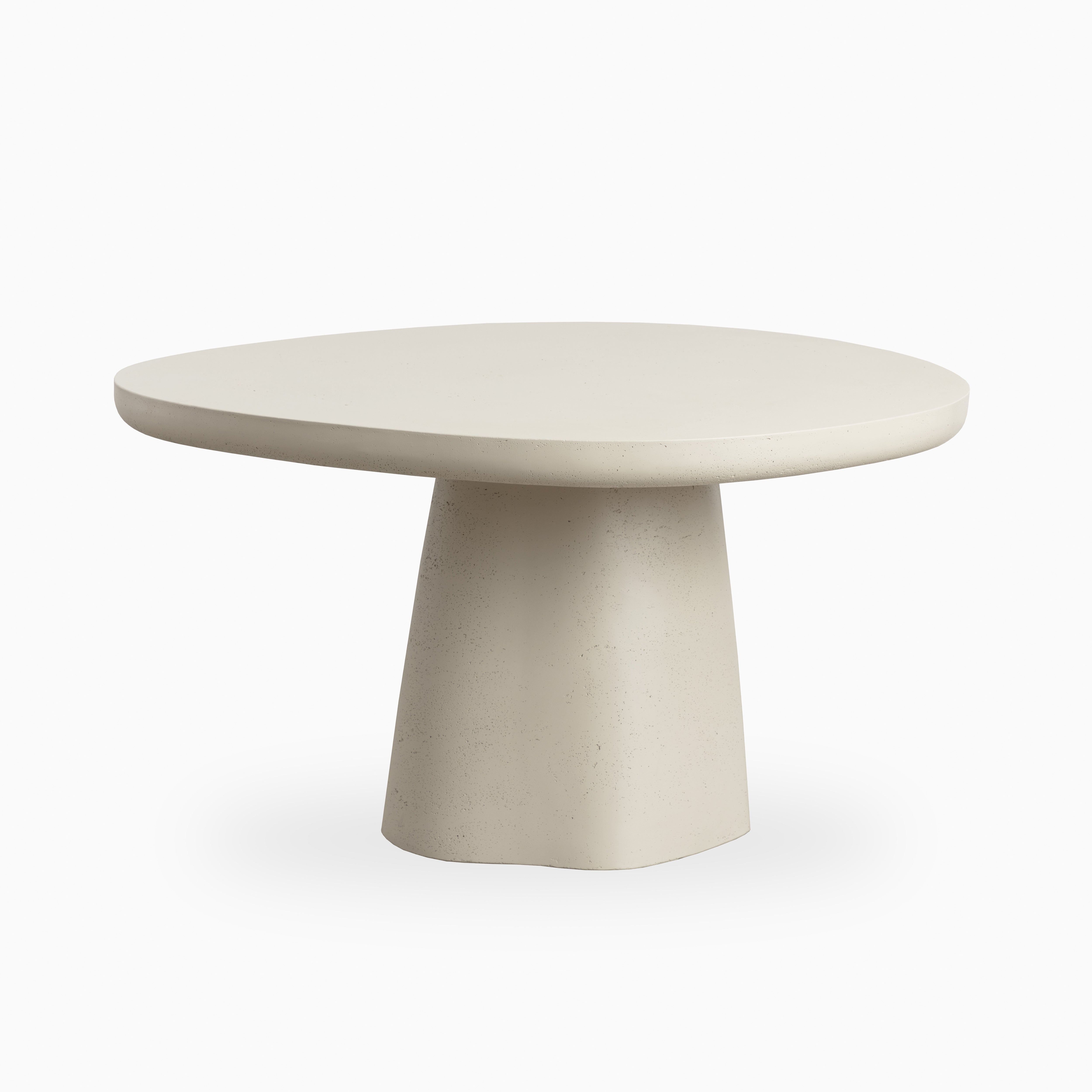 Selena 55" Outdoor Dining Table in Cream