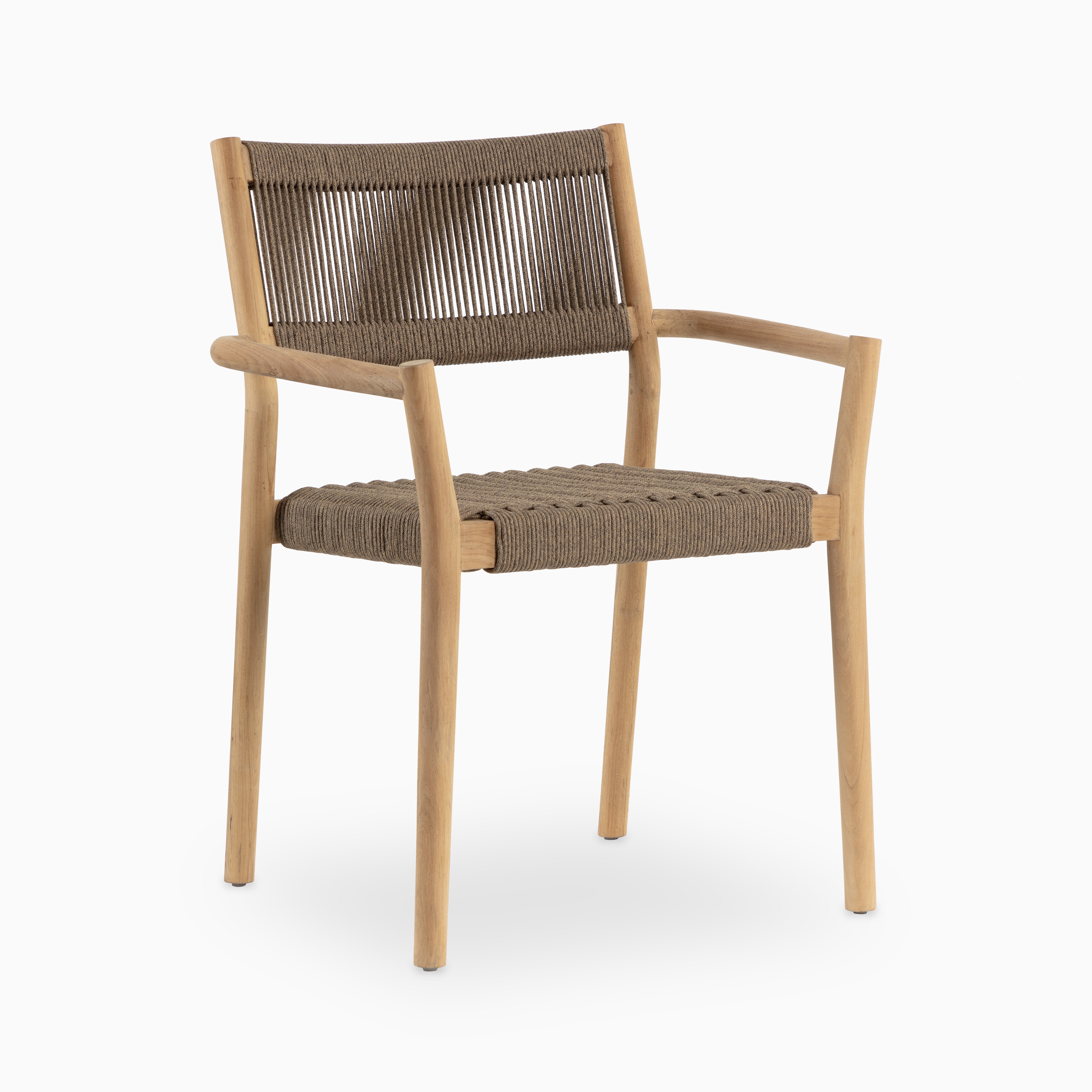 Kendra Outdoor Dining Chairs in Natural, Set of 2