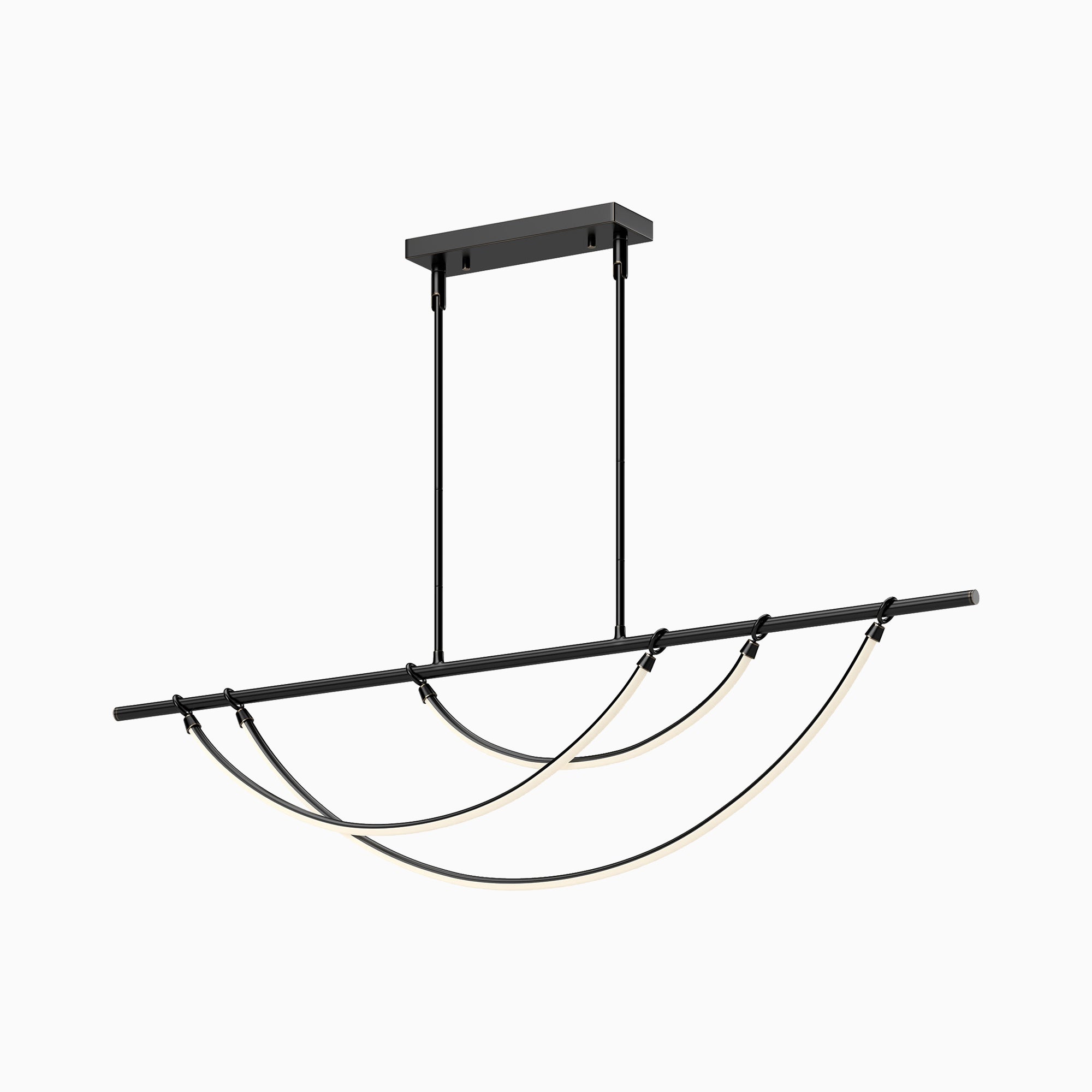 Greer 60" LED Linear Pendant in Urban Bronze