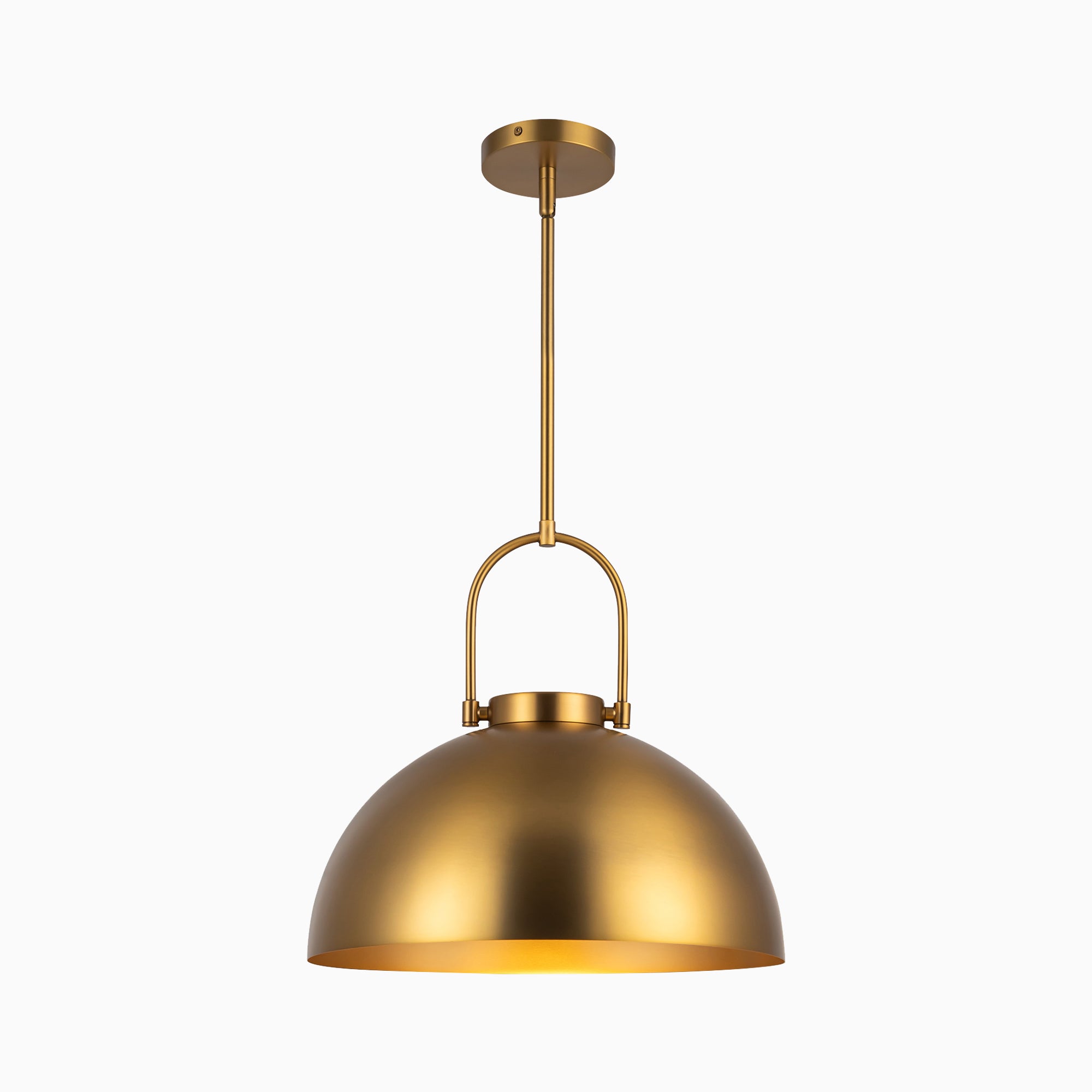 Kealy 16" 1 Light Pendant in Aged Gold
