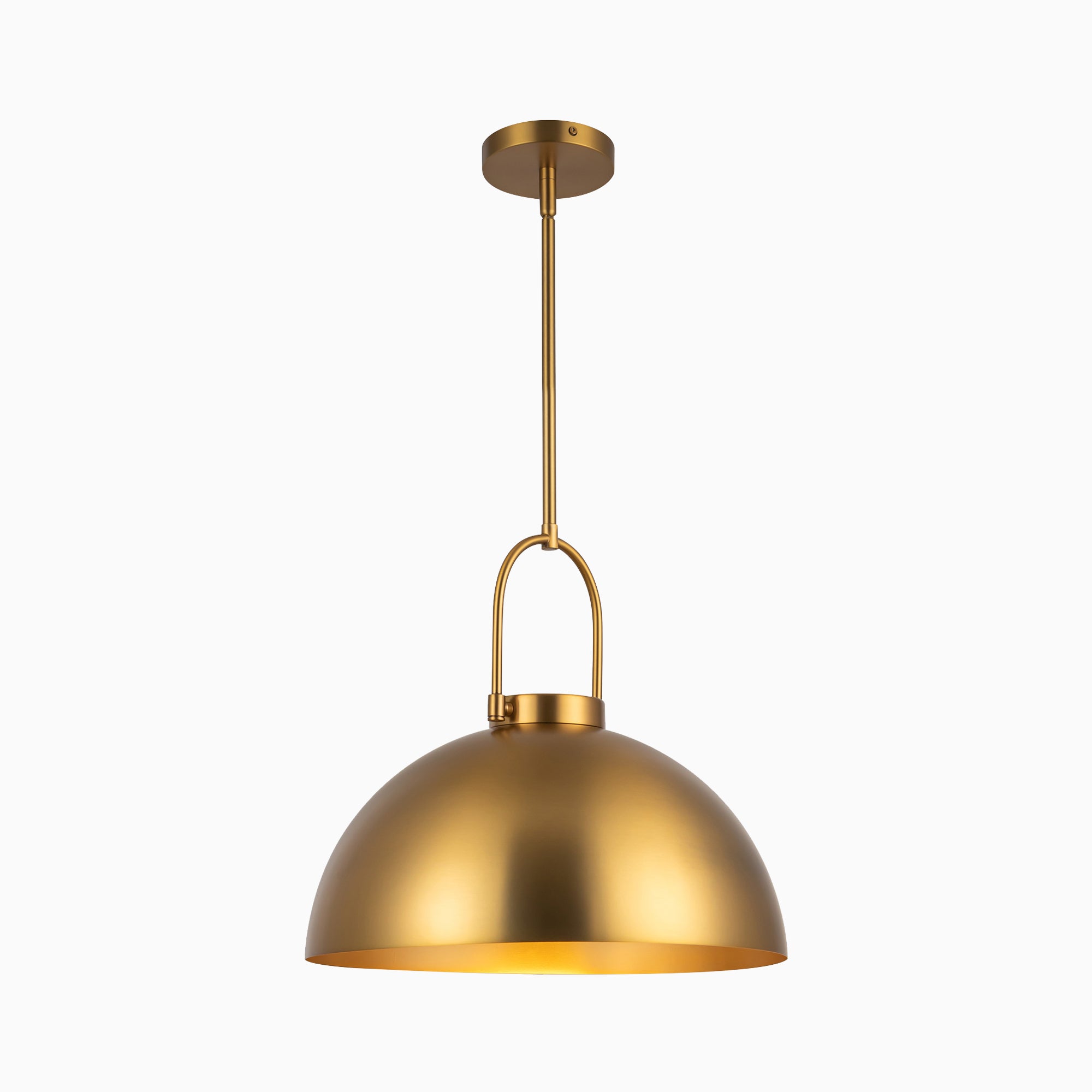 Kealy 16" 1 Light Pendant in Aged Gold