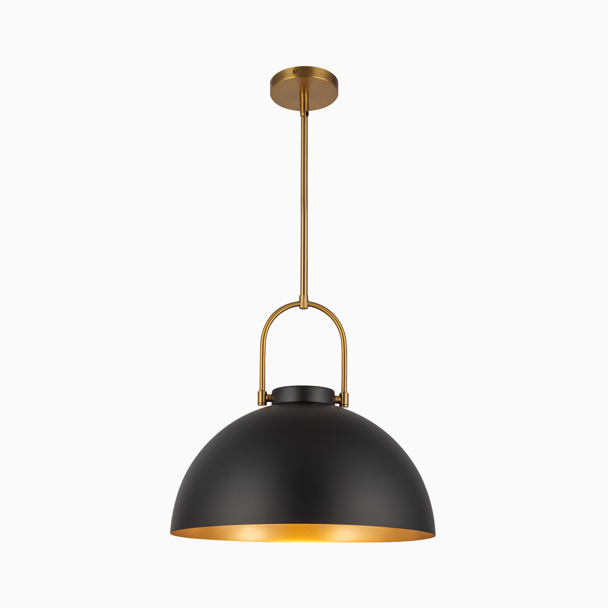 Kealy 16" 1 Light Pendant in Matte Black