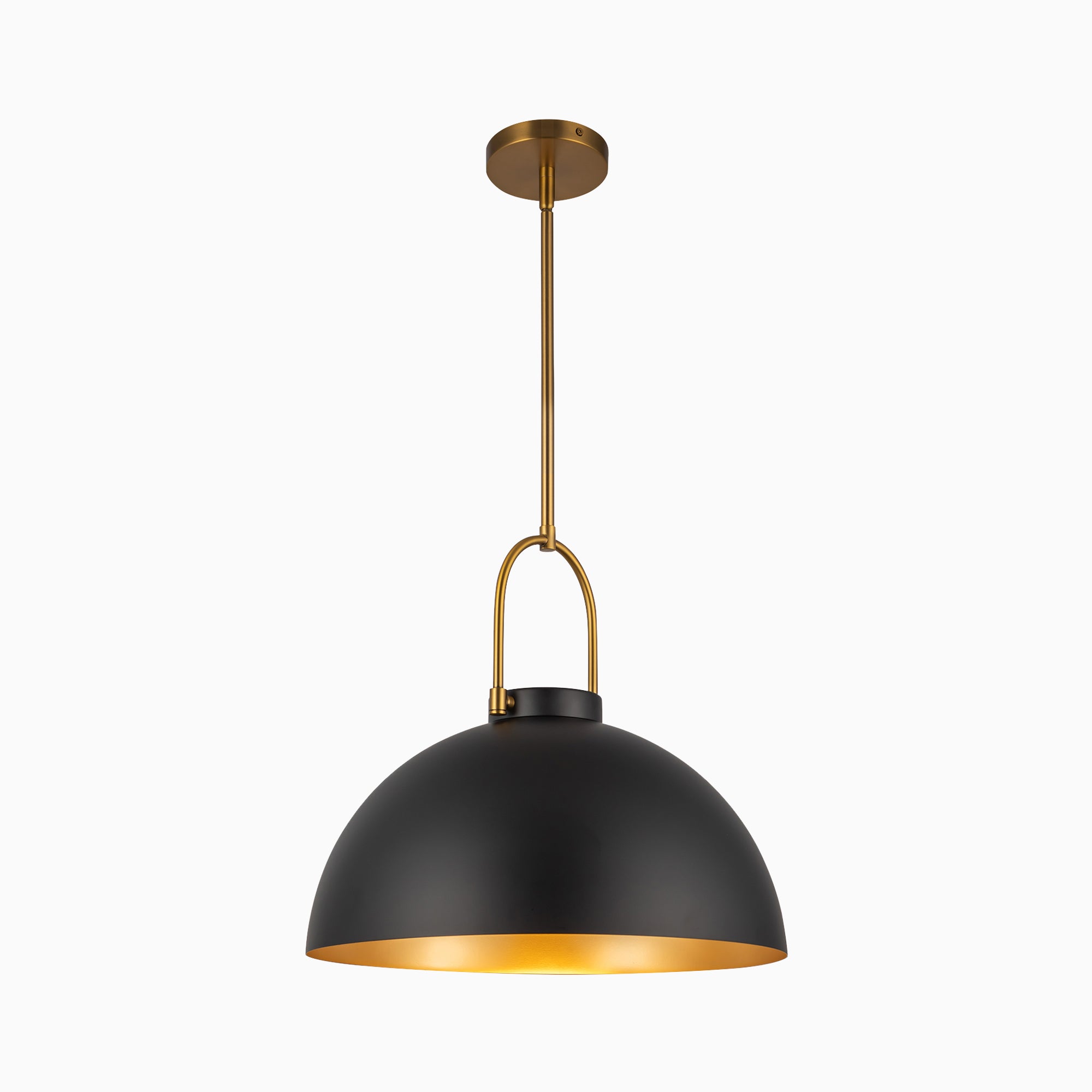 Kealy 16" 1 Light Pendant in Matte Black