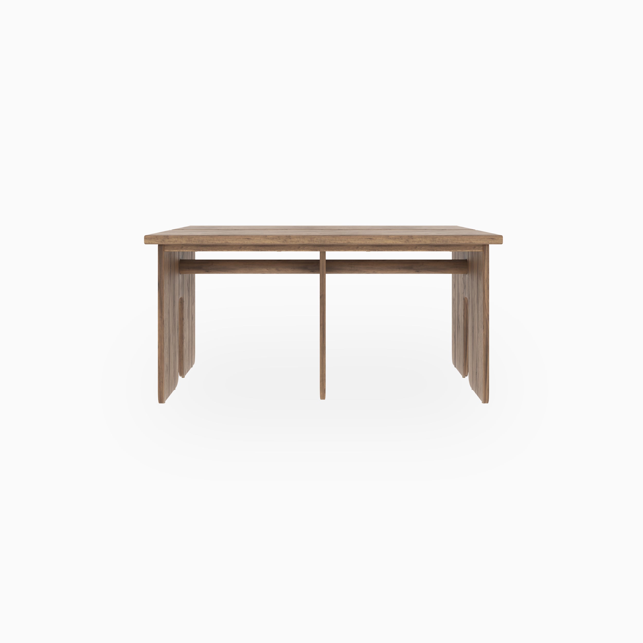 Bastien Walnut Dining Table, 84" x 42"