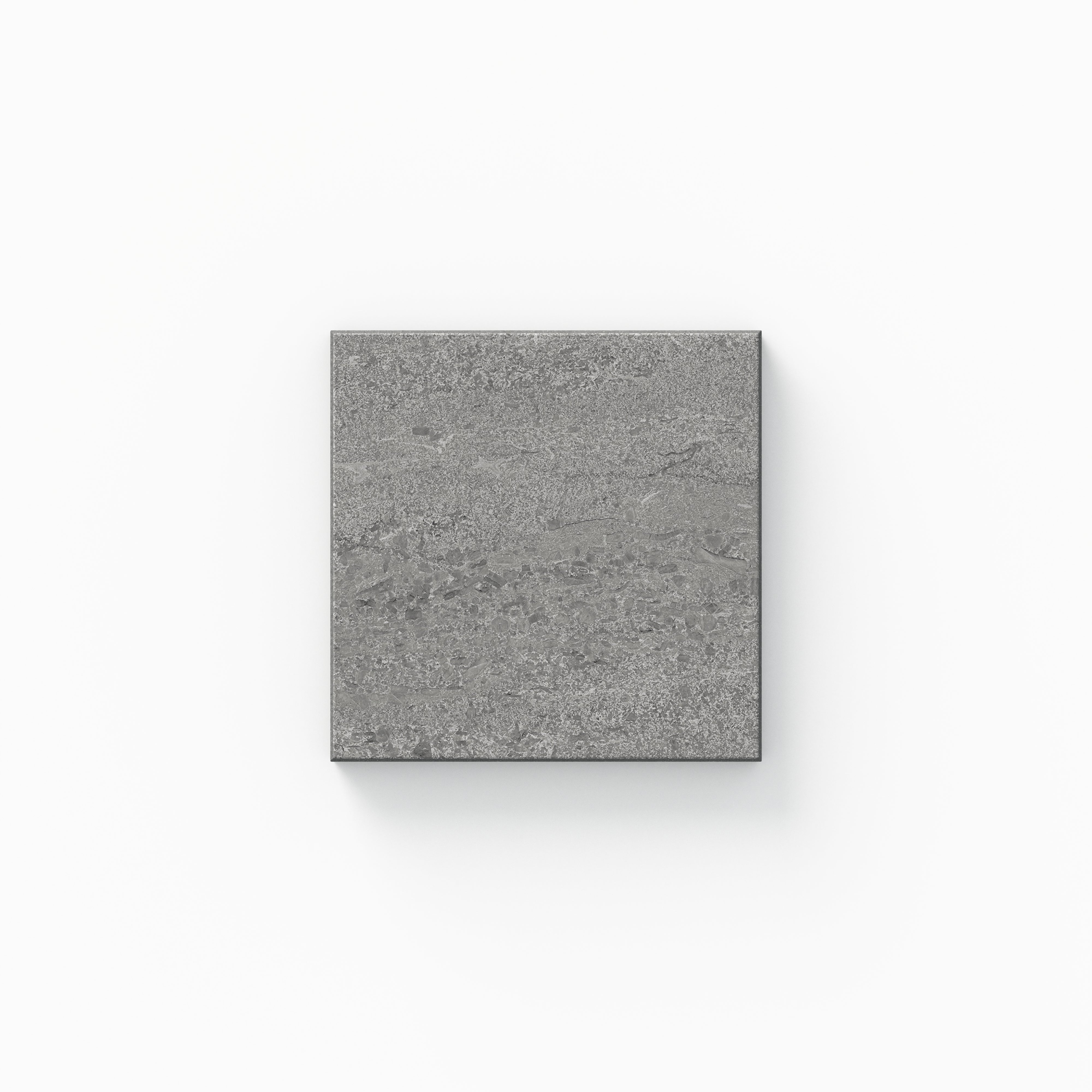 Tatum 4 x 4 Matte Vein-Cut in Pewter Sample