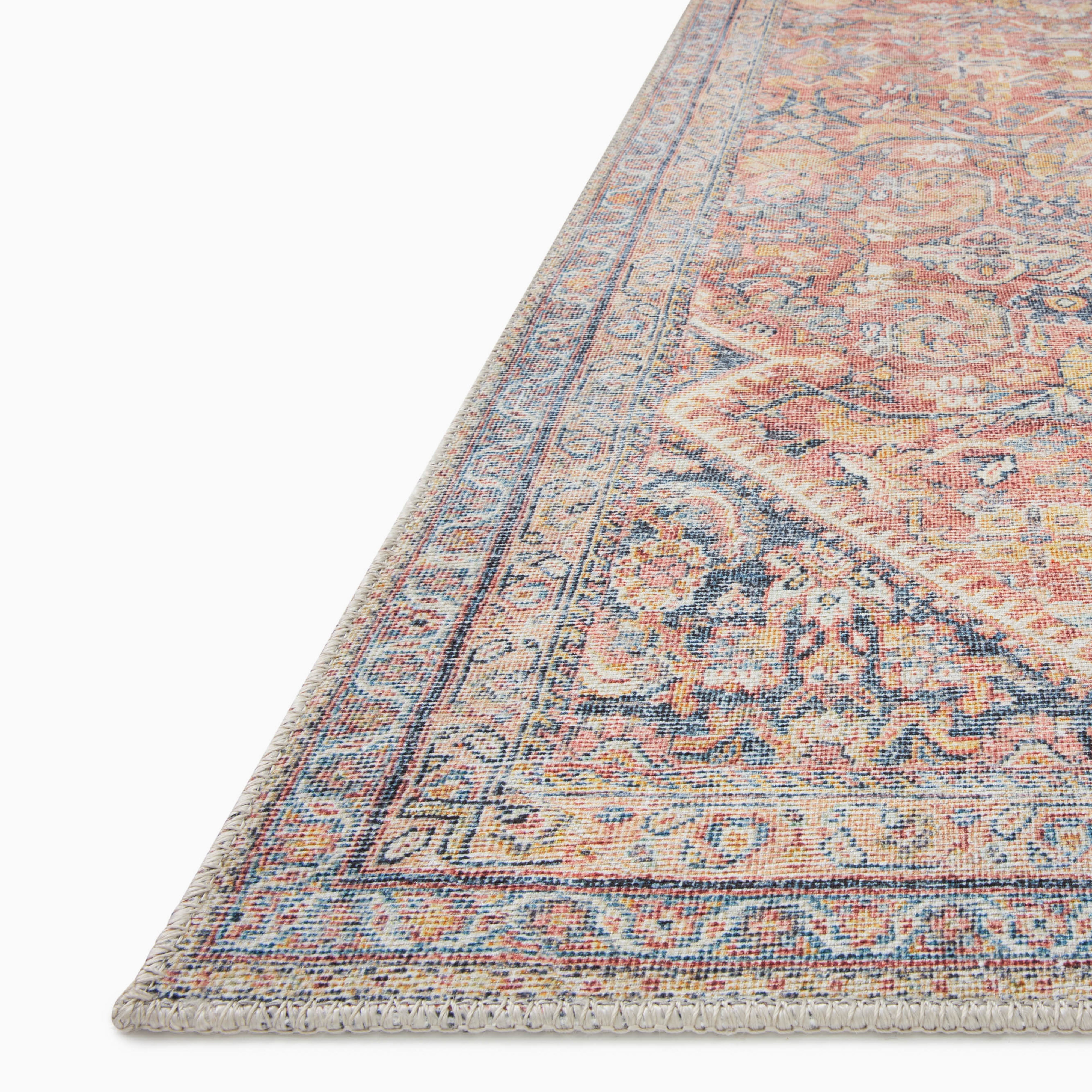 Georgette Rug in Clay / Navy