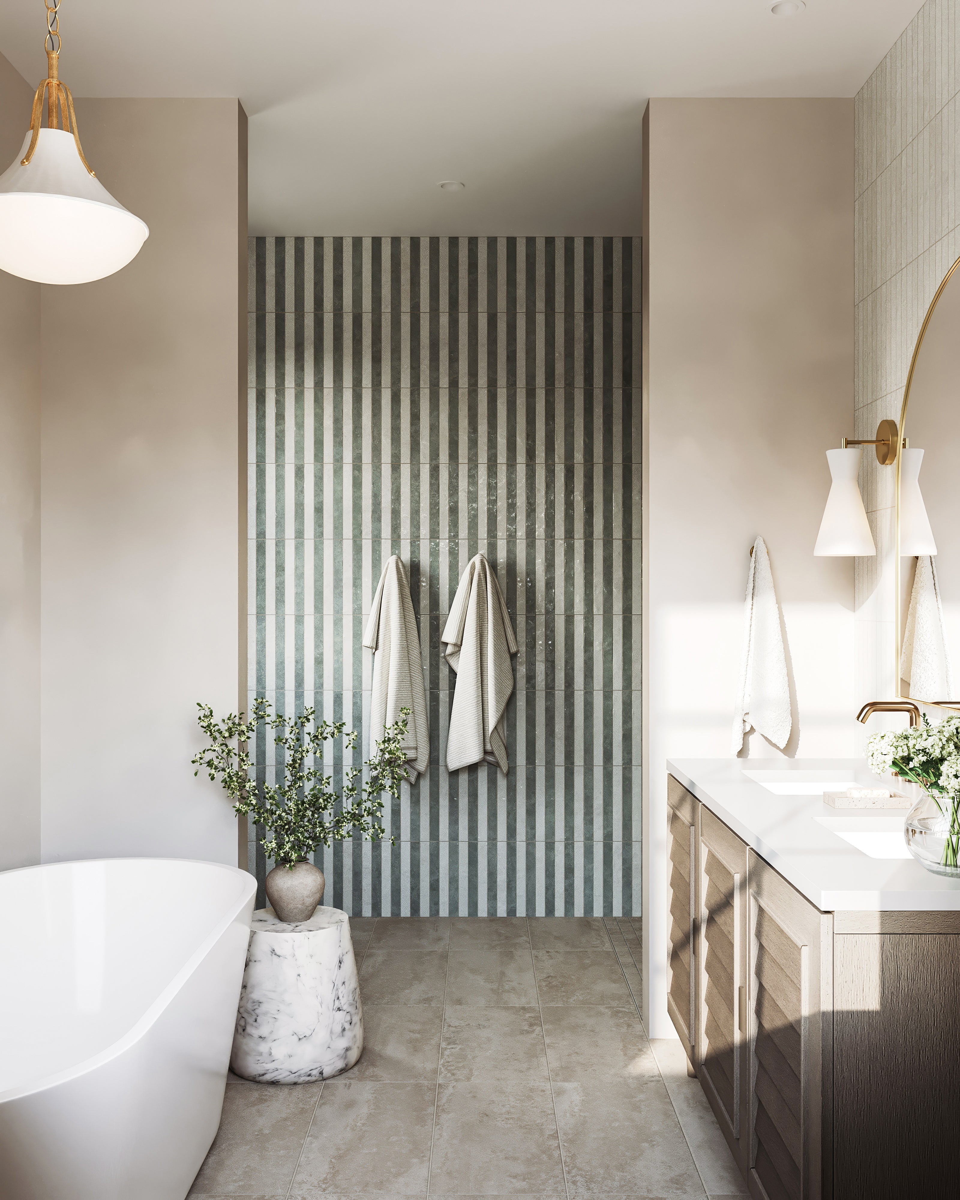 Pierce 12x24 Matte Porcelain Tile in Dune