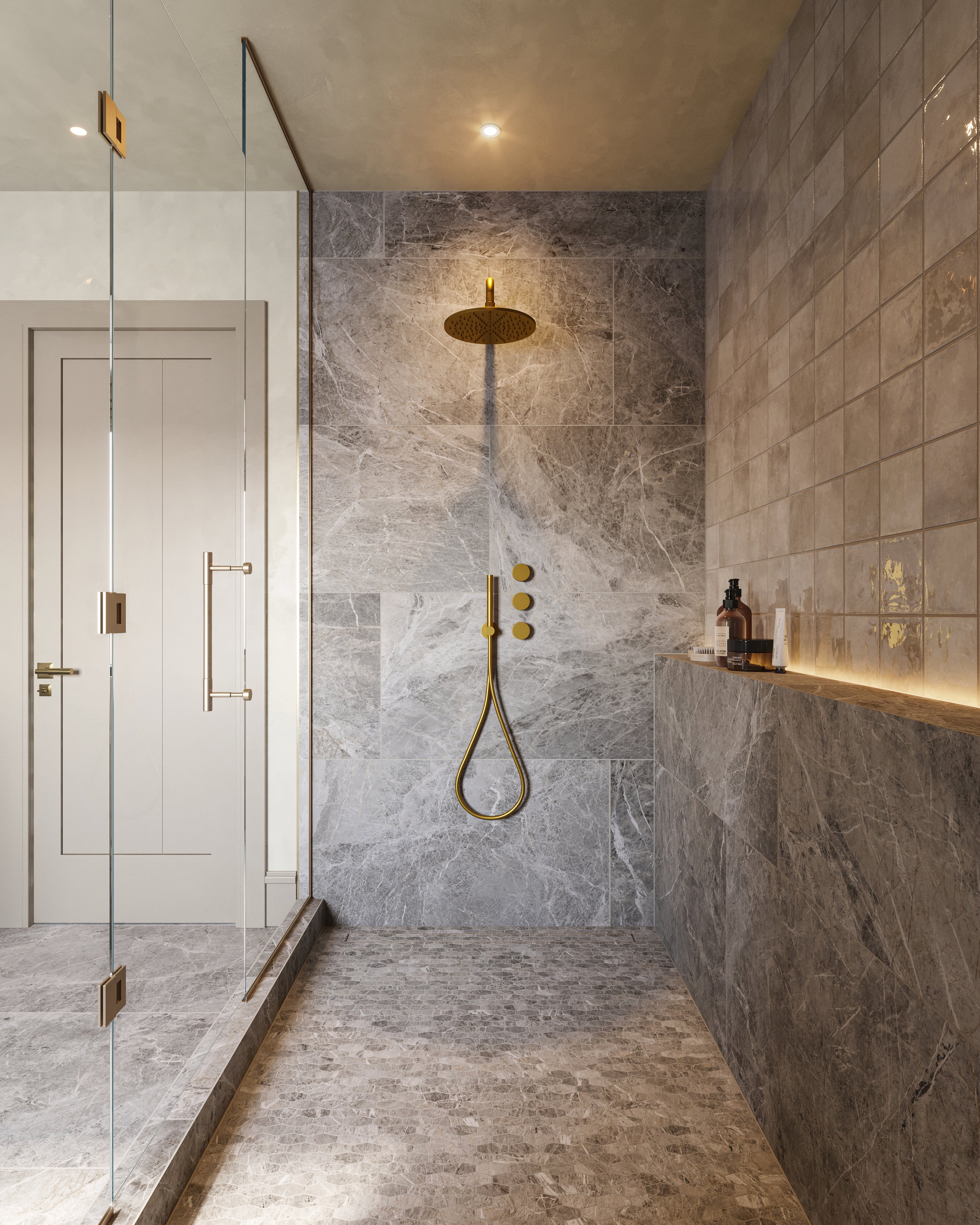 Lilah 6x6 Glossy Ceramic Tile in Mist