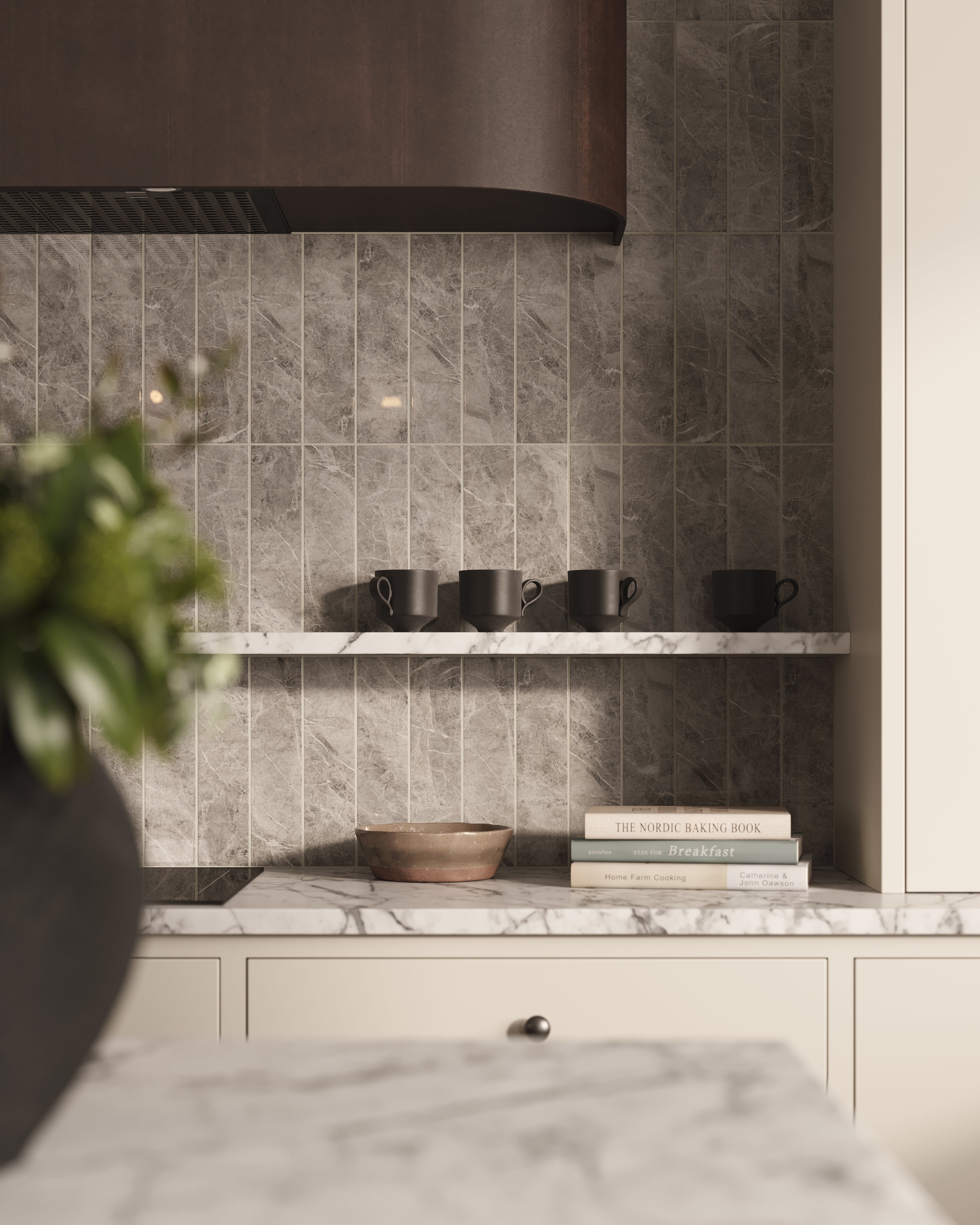 Chantel 3x12 Polished Porcelain Tile in Imperial