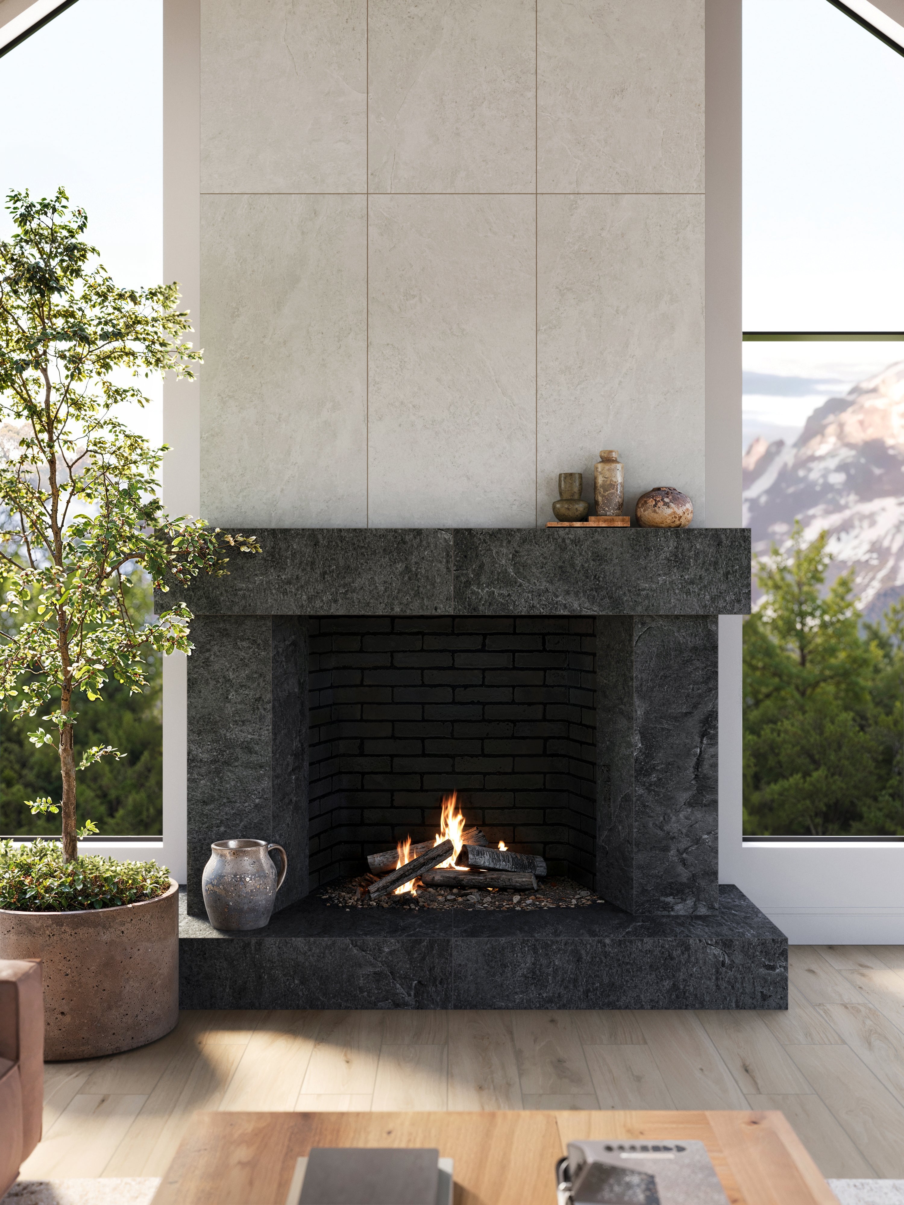 Dawson 24x48 Matte Porcelain Tile in Alabaster