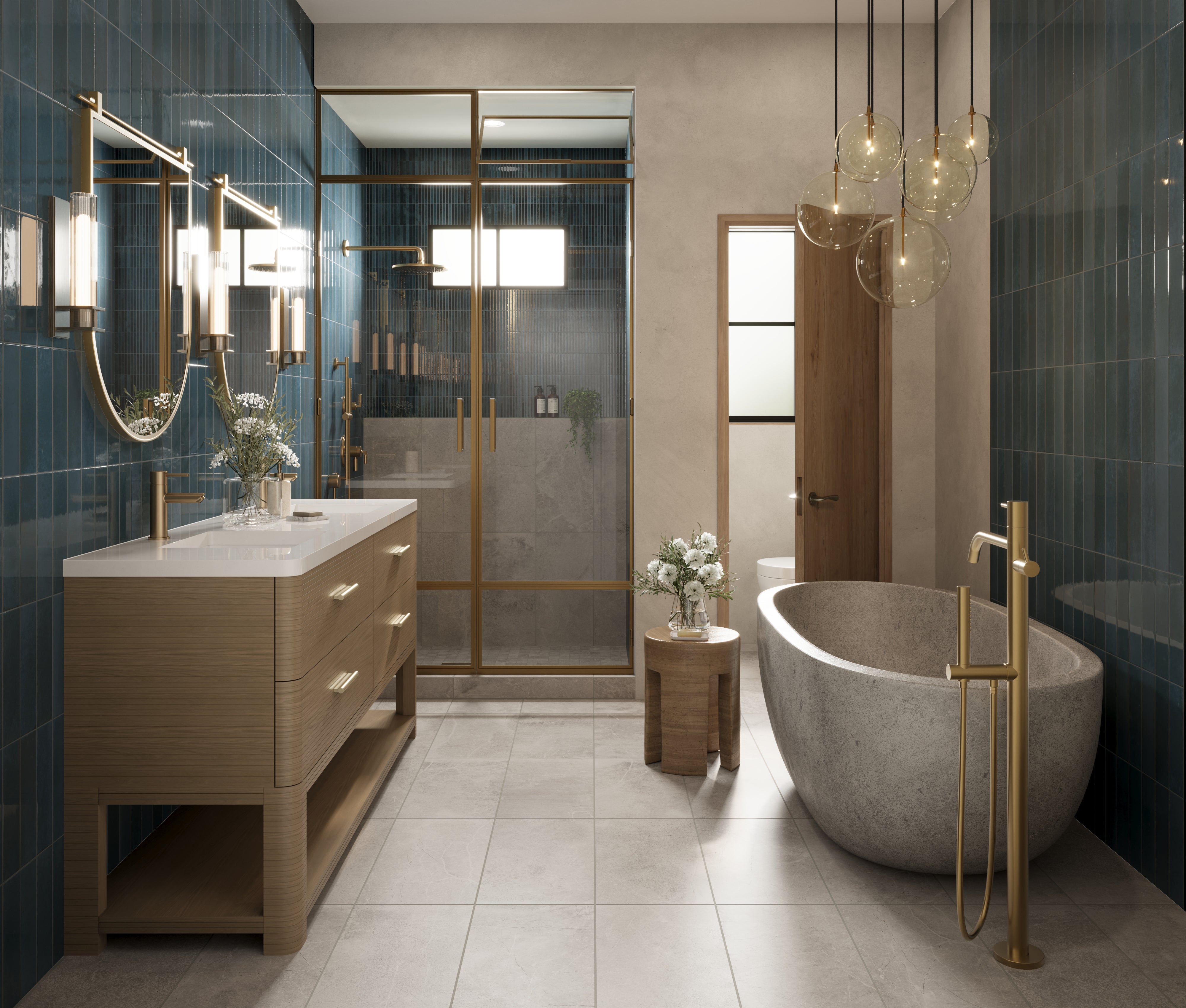 Wesley 12x24 Matte Porcelain Tile in Chalk