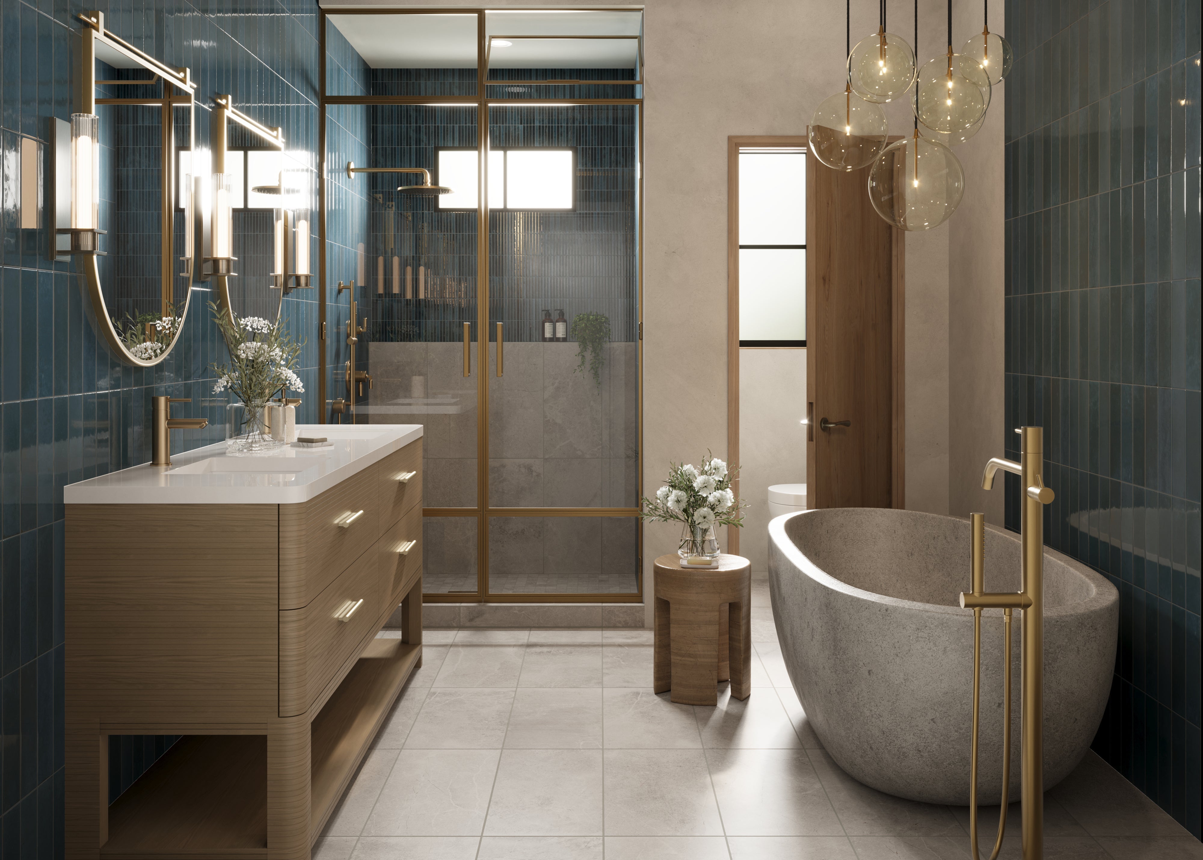 Wesley 12x24 Matte Porcelain Tile in Chalk