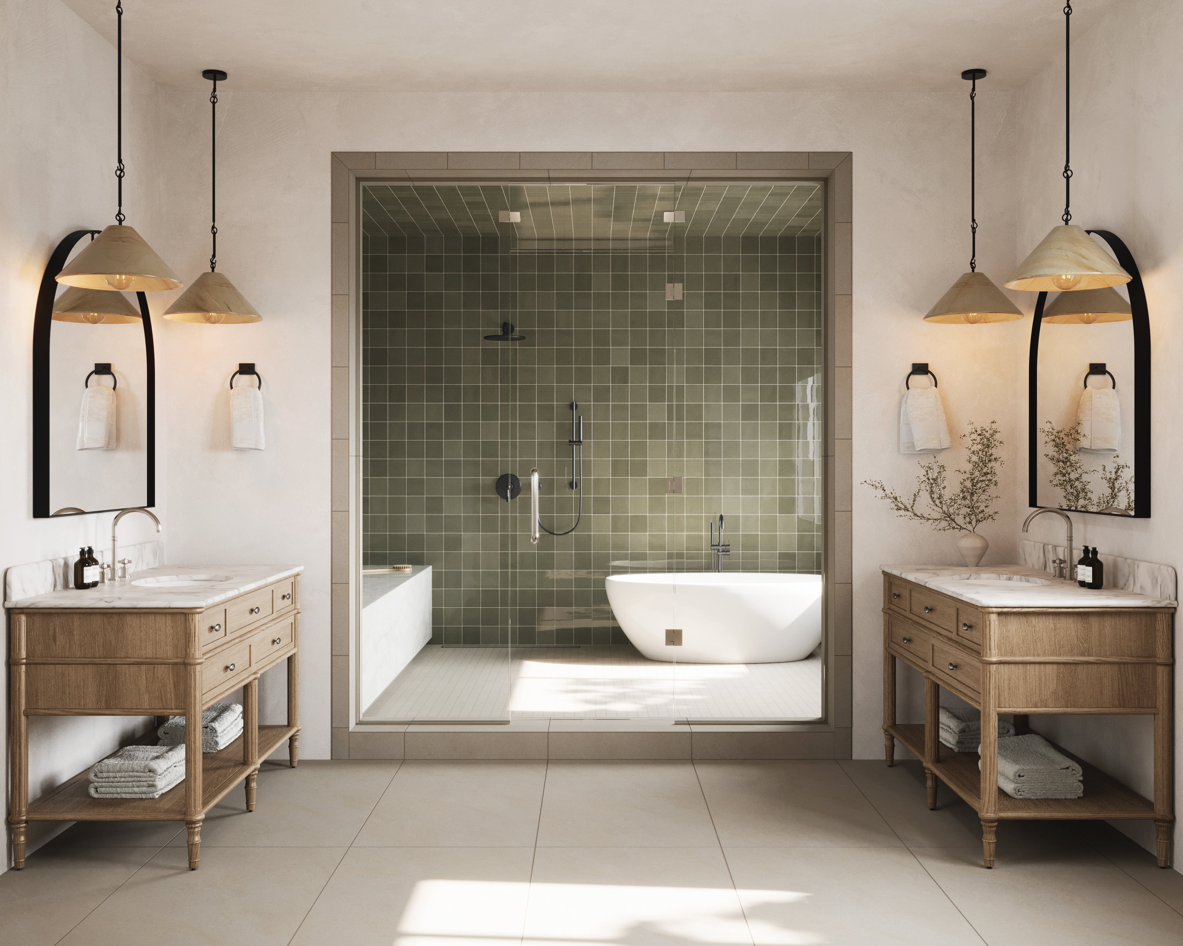 Shea 24x48 Matte Porcelain Tile in Dune