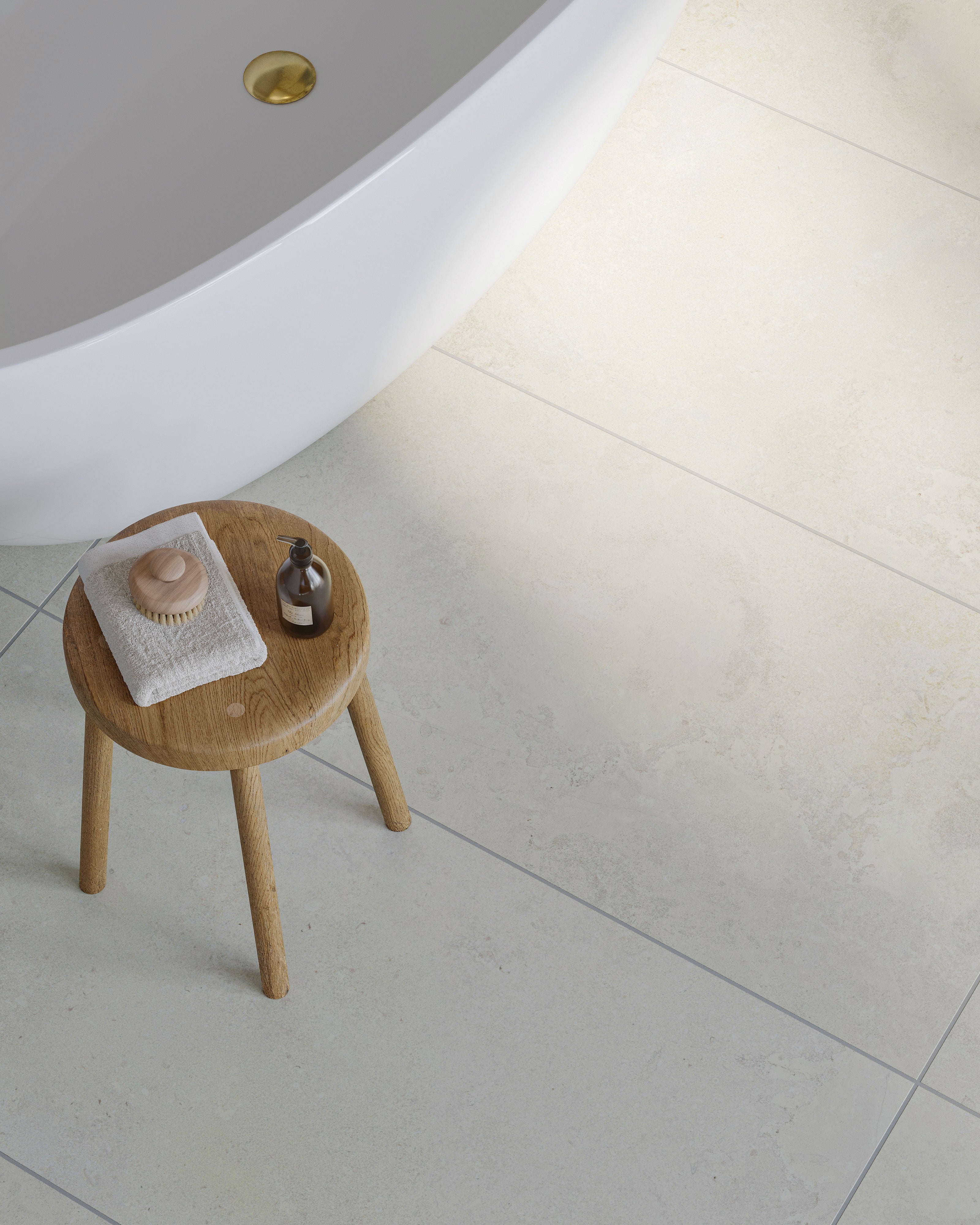 Tatum 24x48 Matte Porcelain Tile in Cross-Cut Straw