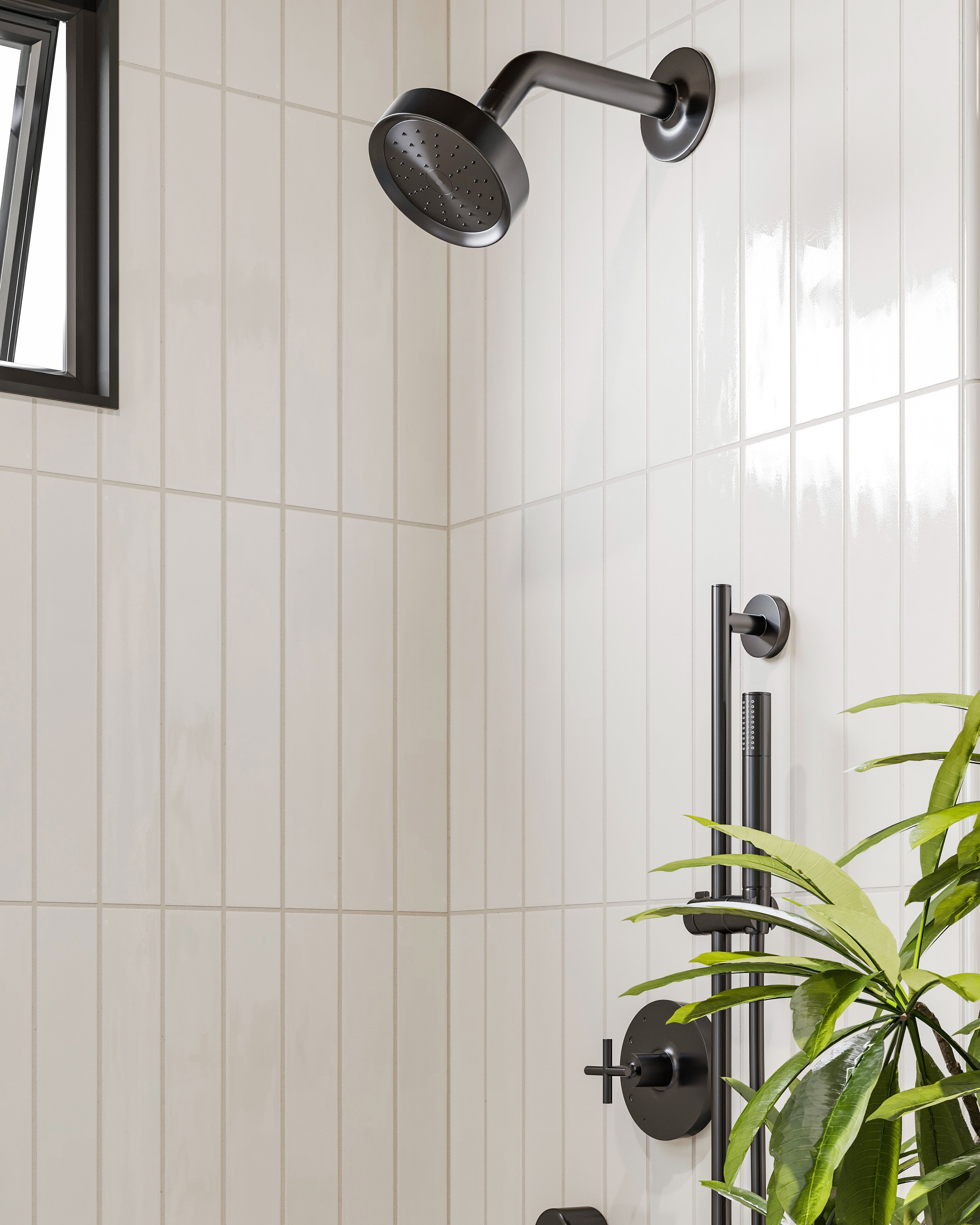 Jaden 2.5x16 Glossy Ceramic Tile in Eggshell