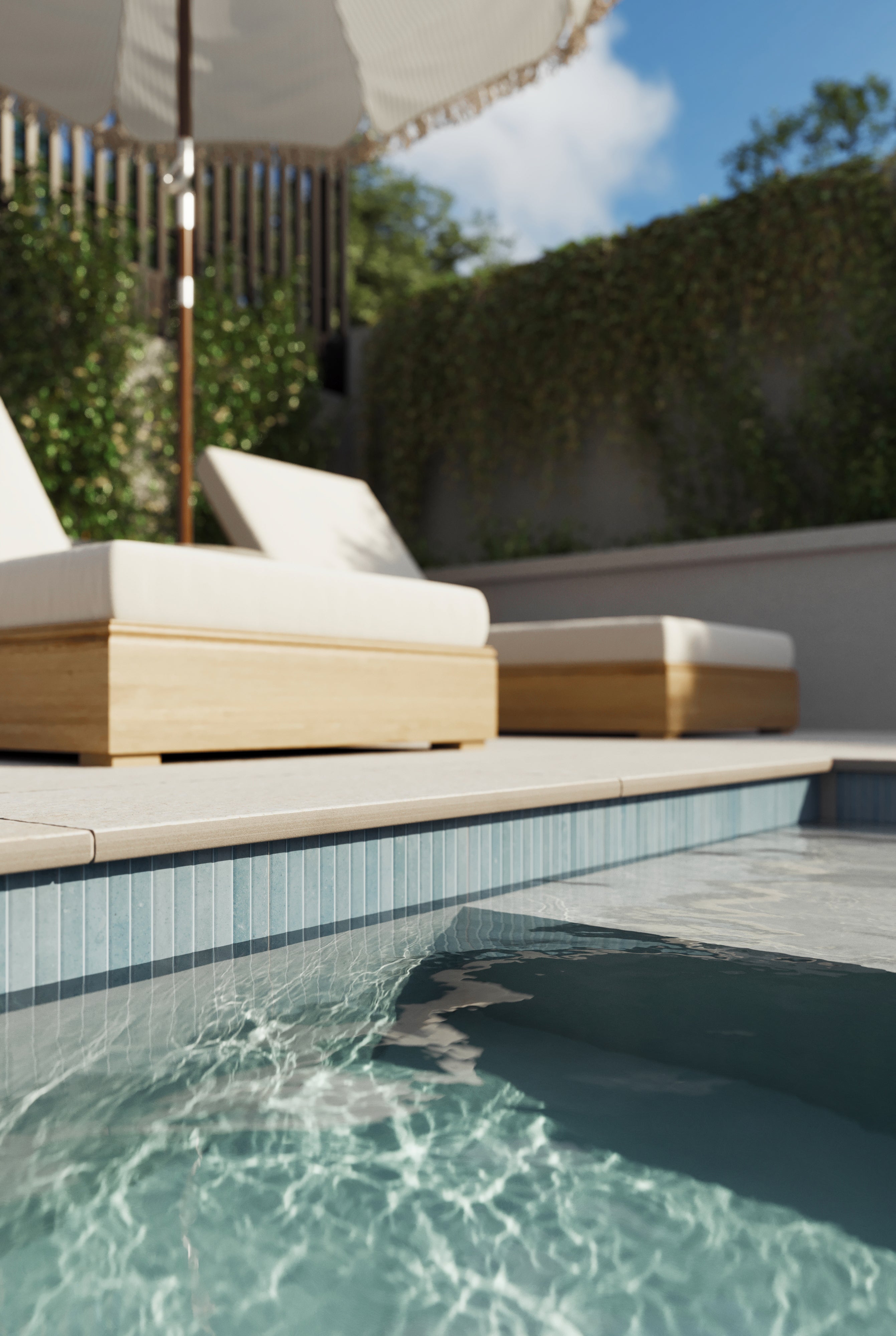 Miley 4.5x9.1 Glossy Porcelain Tile in Ice