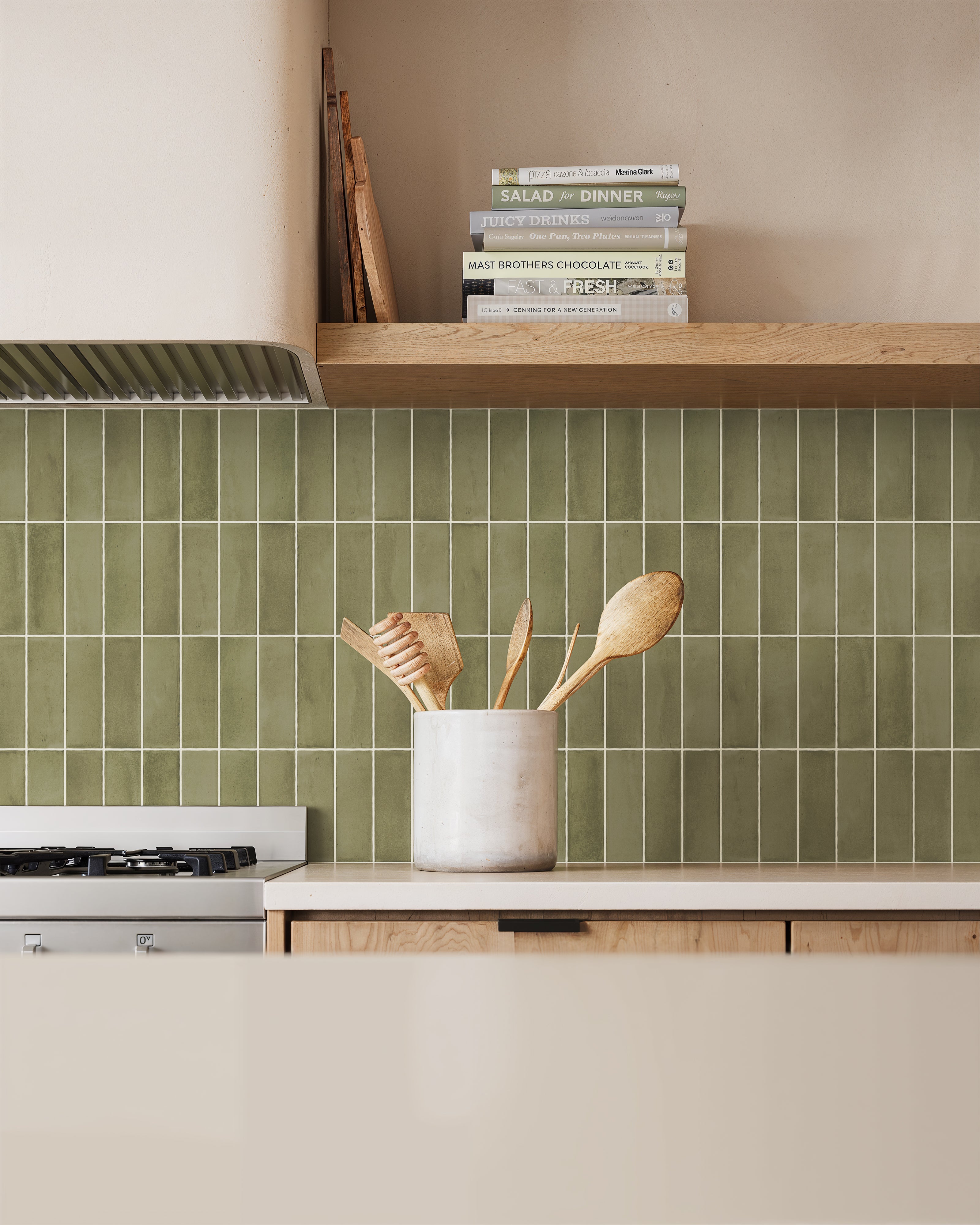 Natasha 2x6 Matte Porcelain Tile in Army