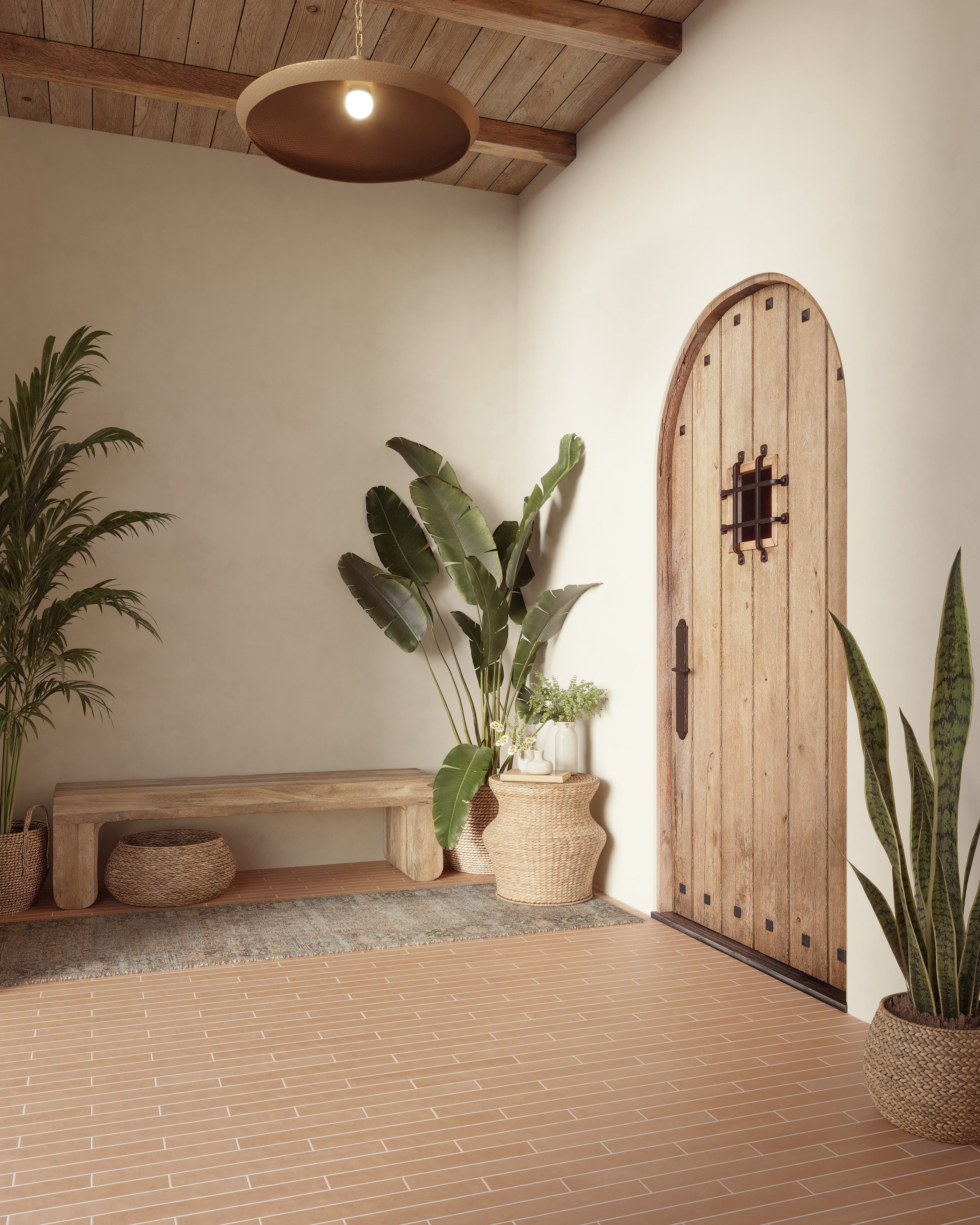 Catalina 2x16 Matte Porcelain Tile in Cotto