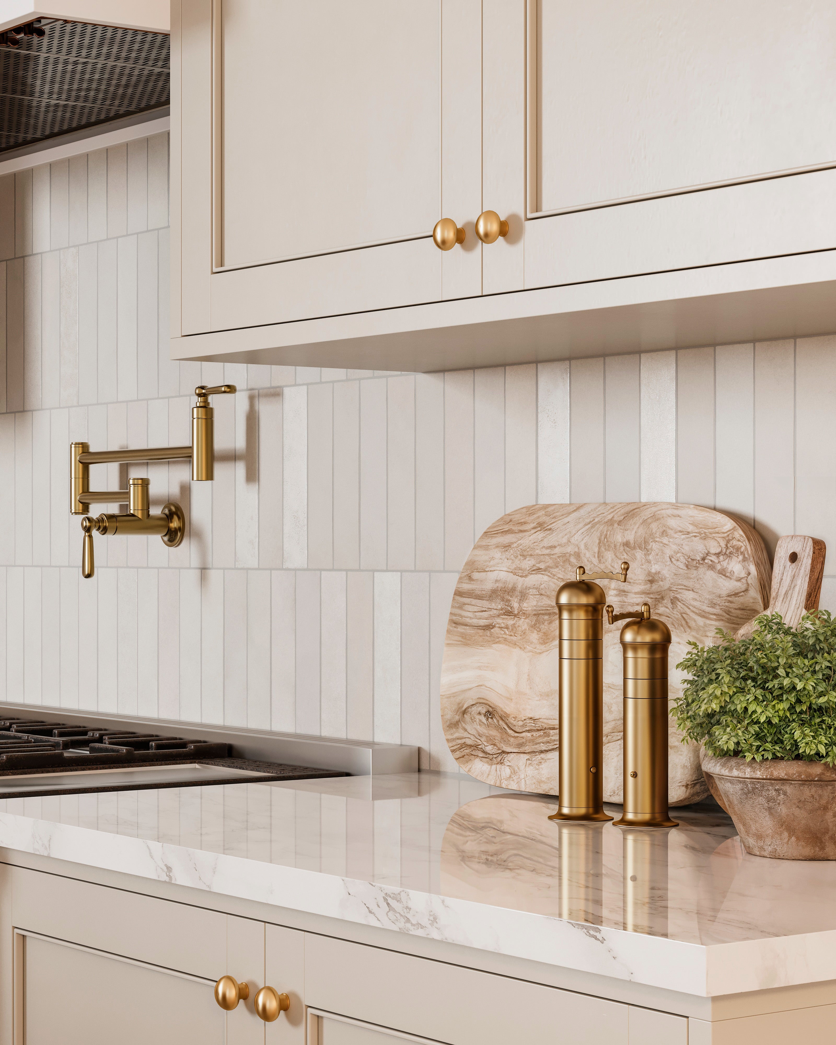 Juliet 2.5x10 Matte Porcelain Tile in Pearl