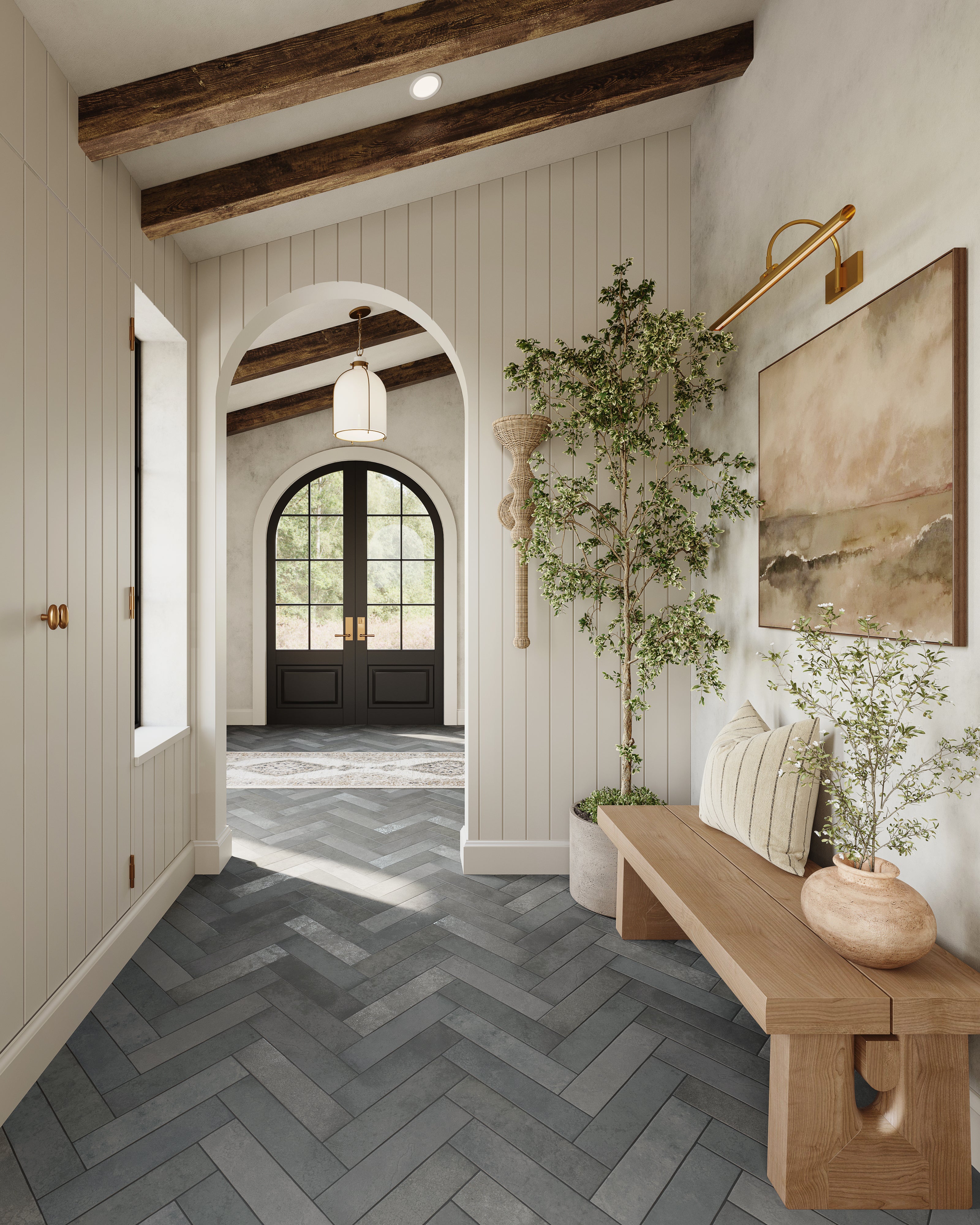 Juliet 2.5x10 Matte Porcelain Tile in Iron