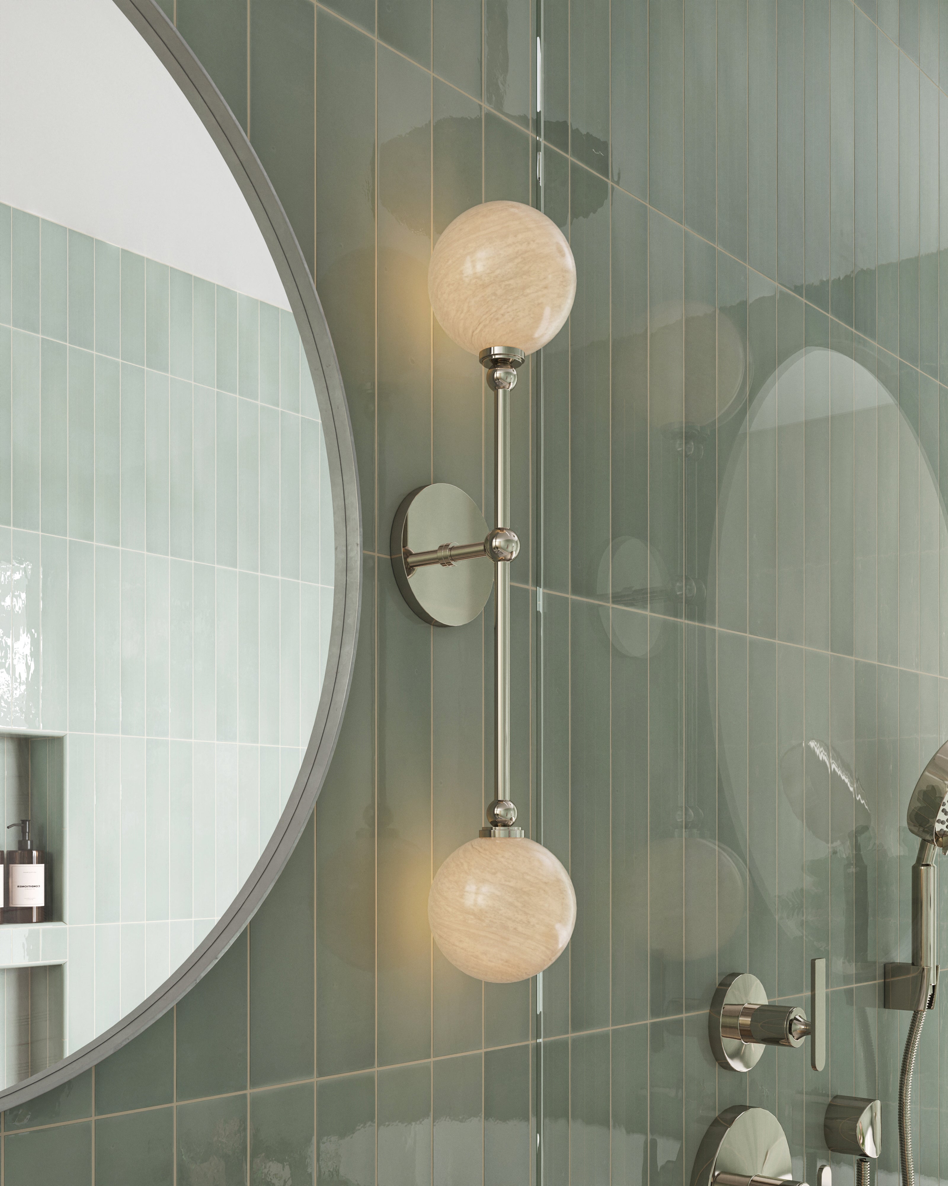 Isadora Wall Sconce In Polished Nickel