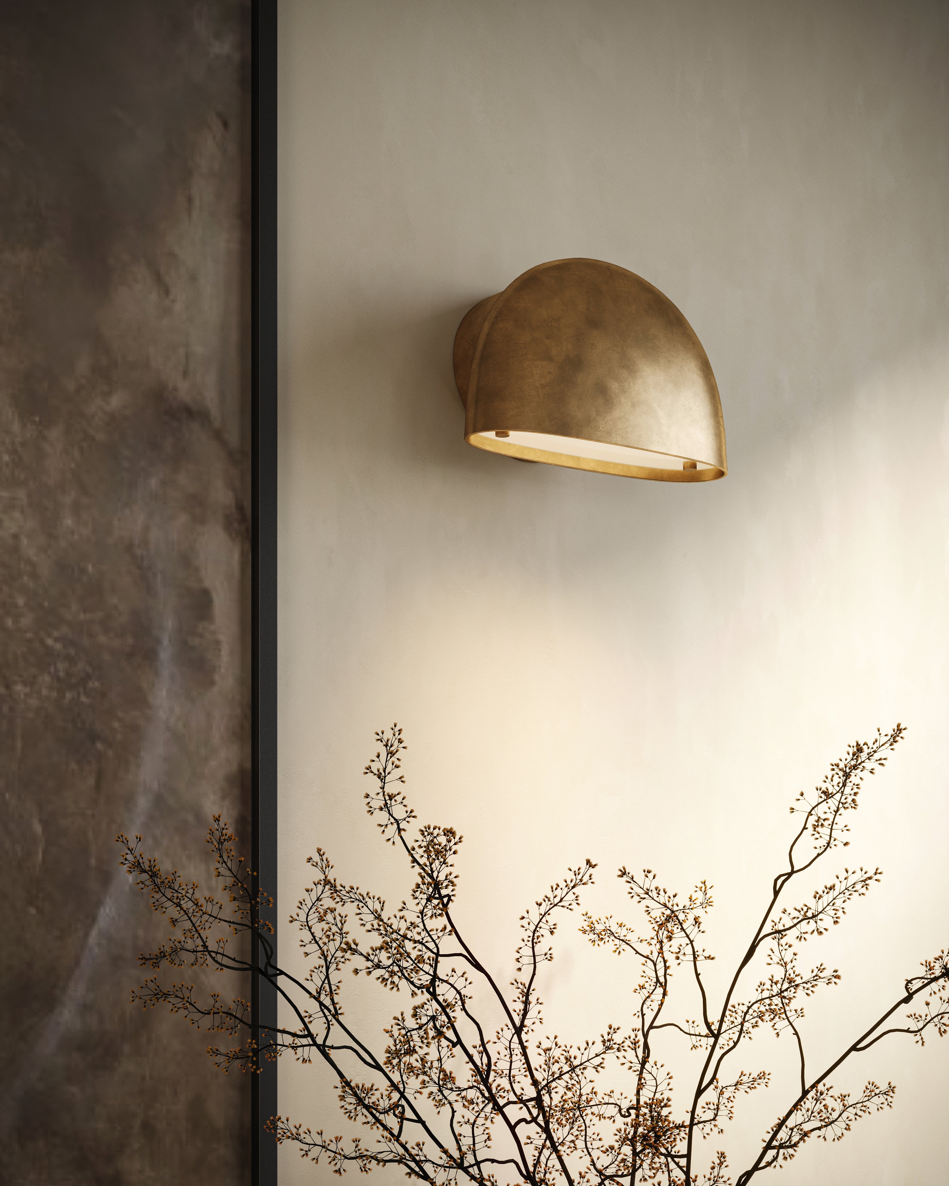 Jovie Wall Sconce In Aged Brass
