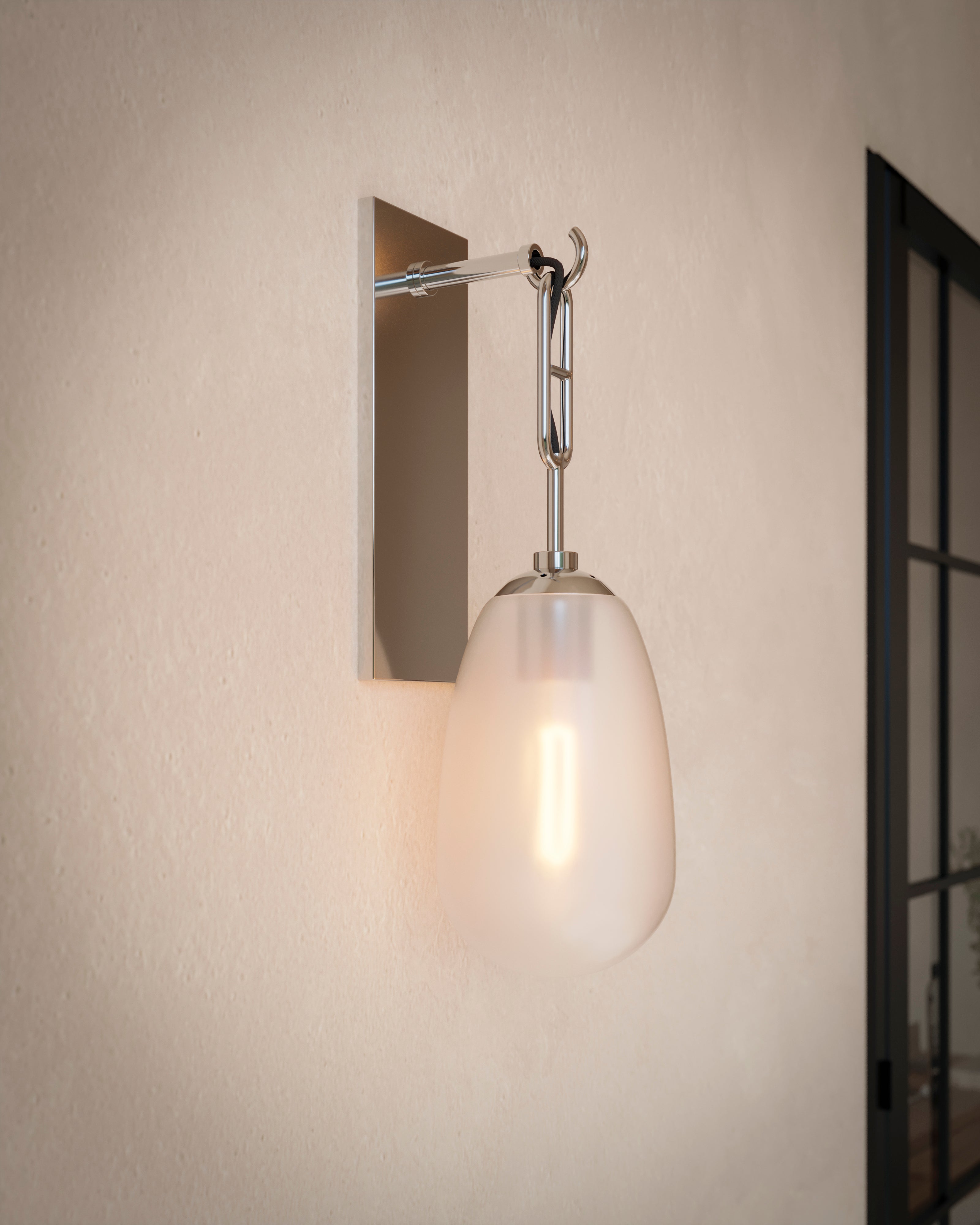 Runa Wall Sconce In Polished Nickel