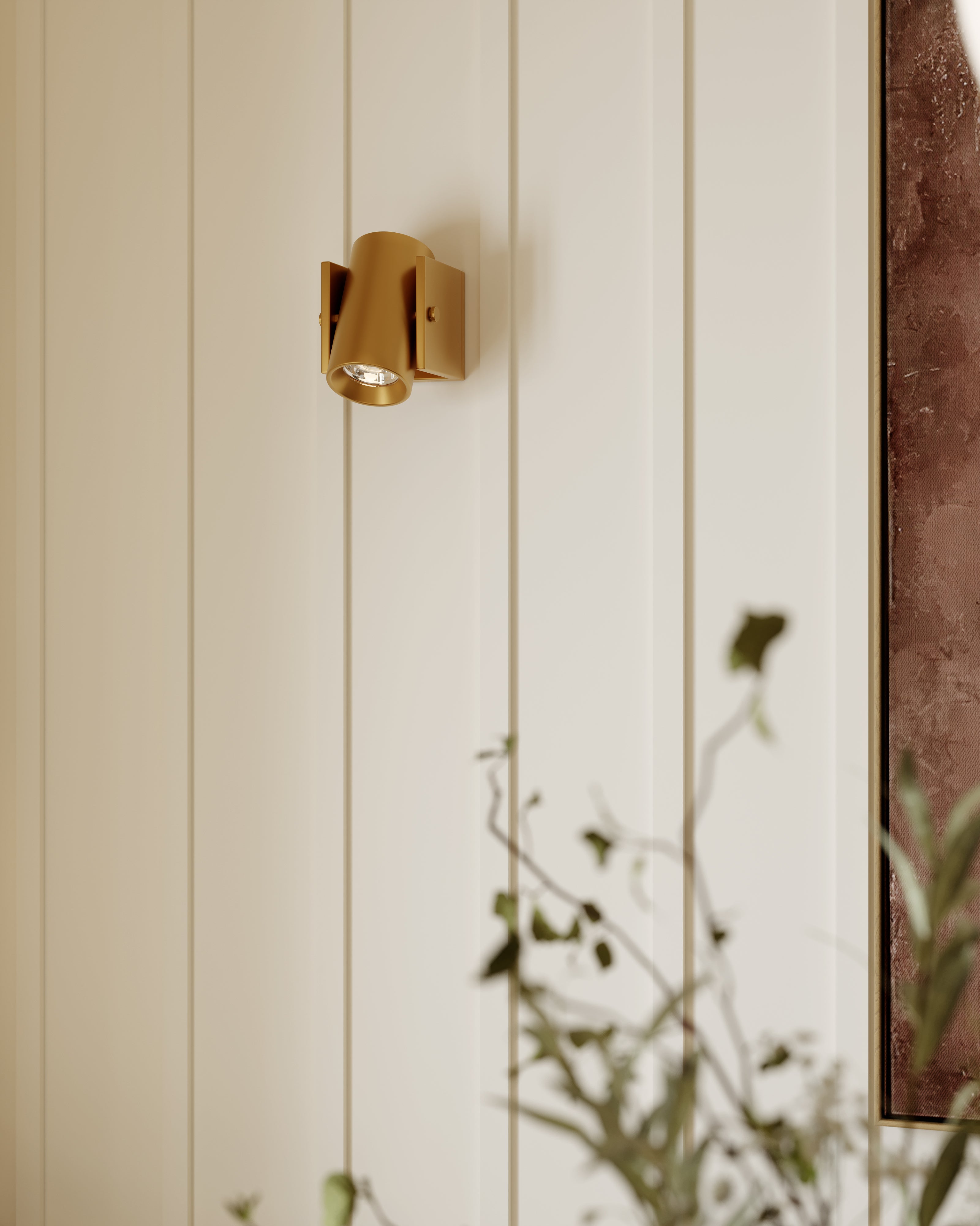 Kara Wall Sconce In Aged Brass