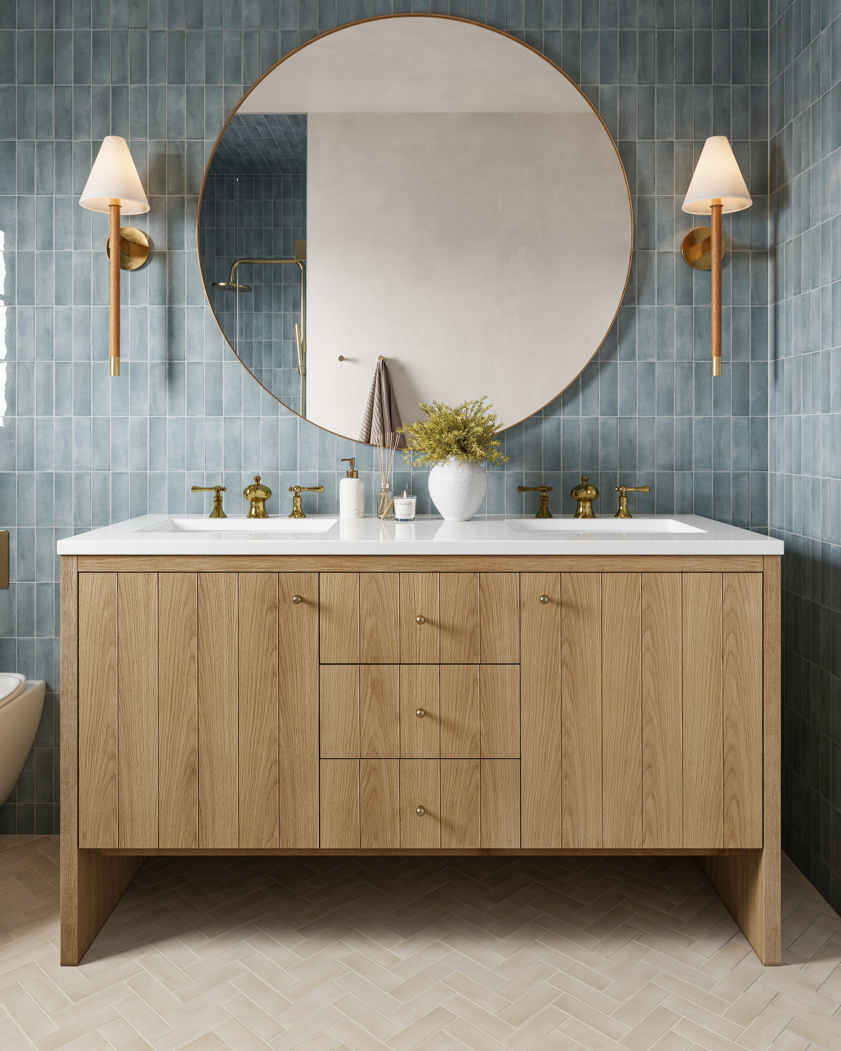 Natasha 2x6 Glossy Porcelain Tile in Ice