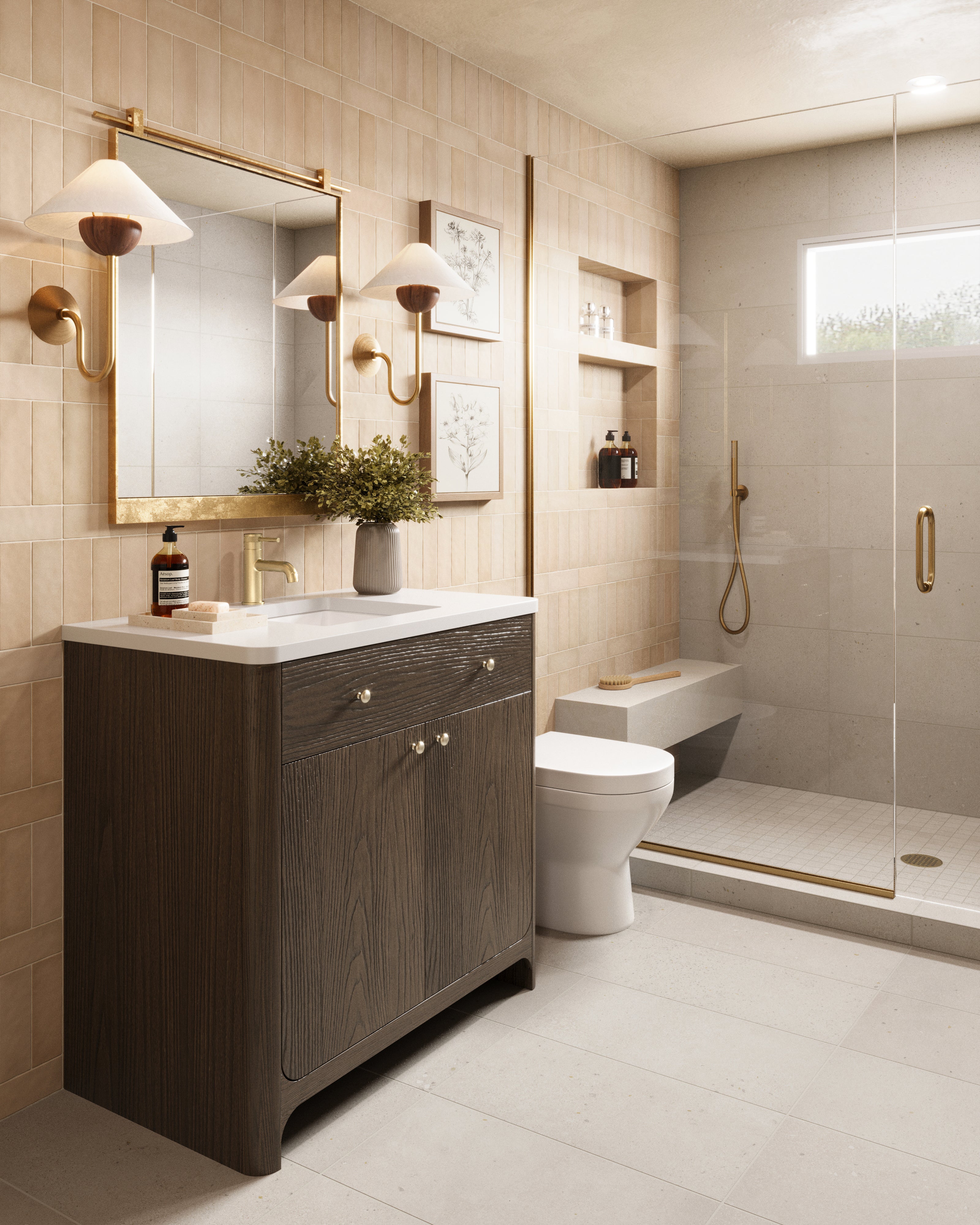 Sloane 12x24 Matte Porcelain Tile in Pearl