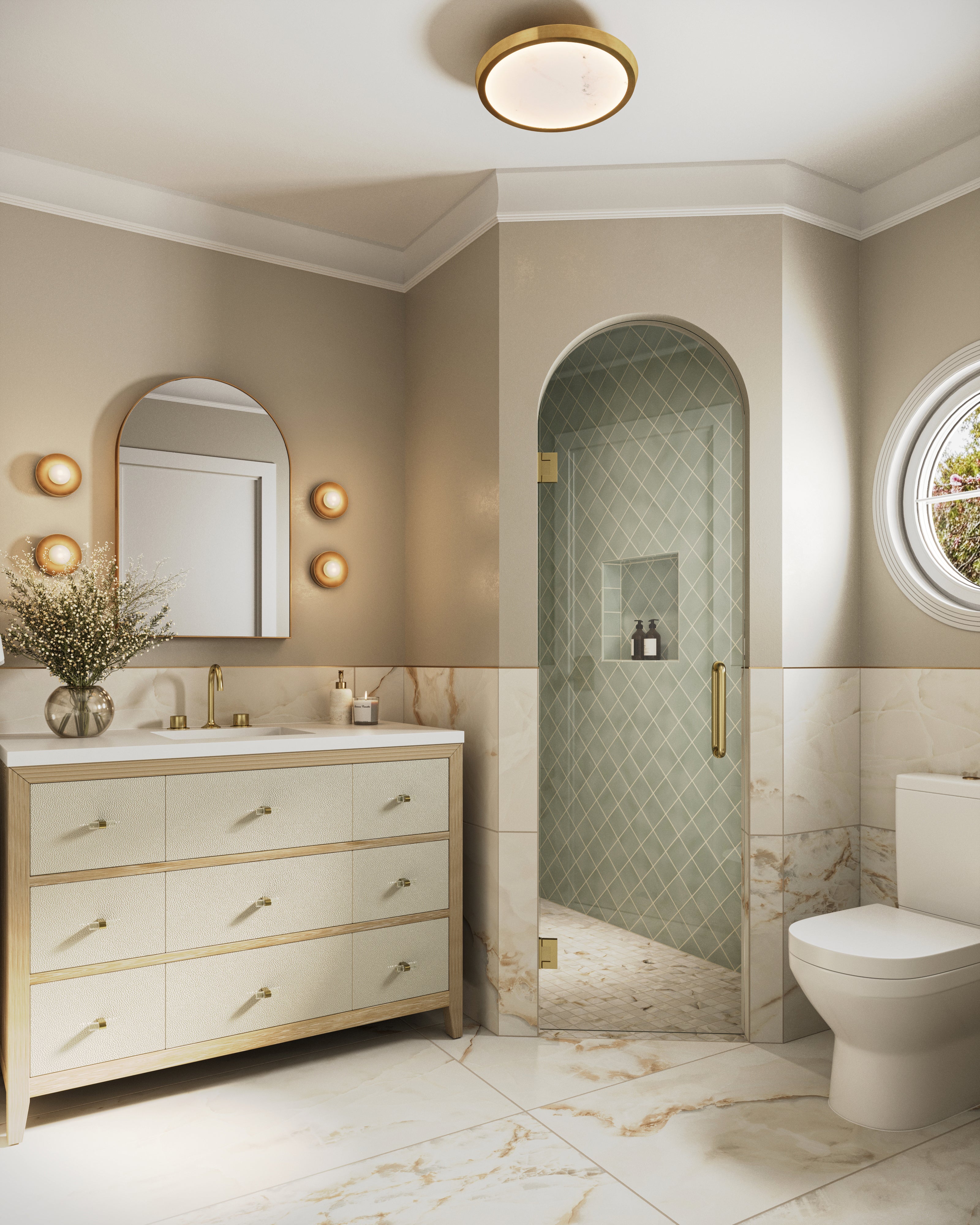 Astrid 24x48 Matte Porcelain Tile in Alabaster