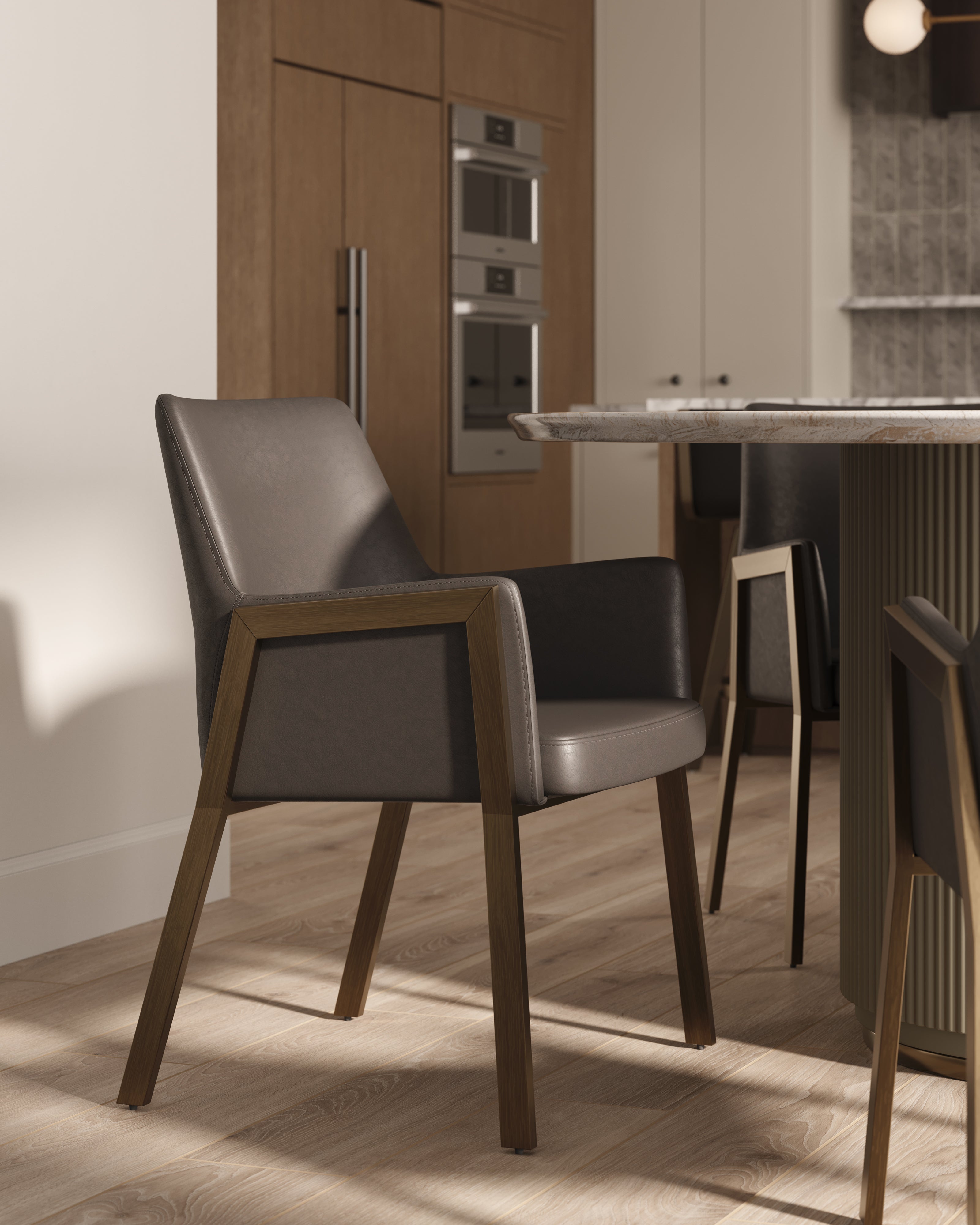 Gideon Dining Chair in Grey