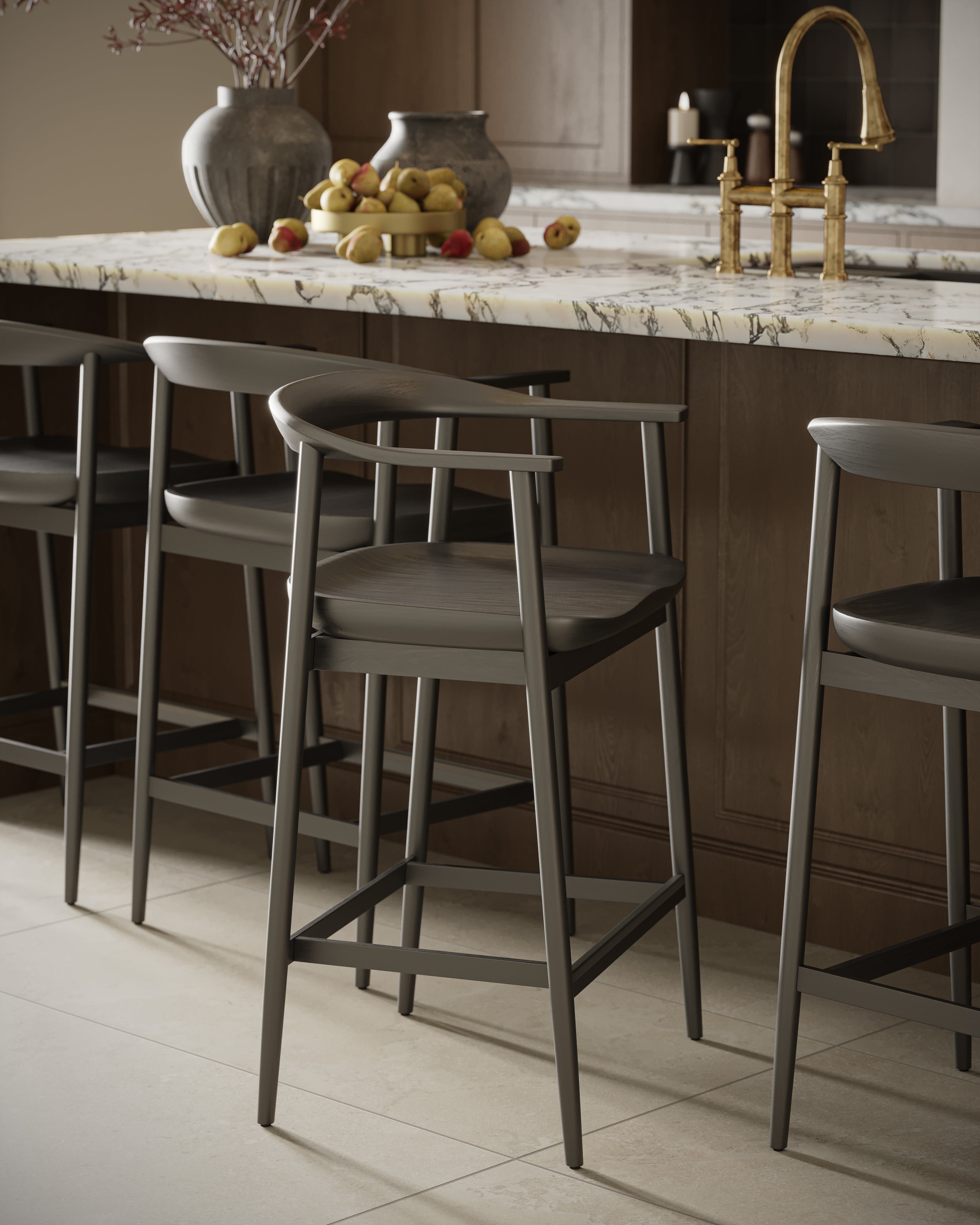 Joel Counter Stool in Black
