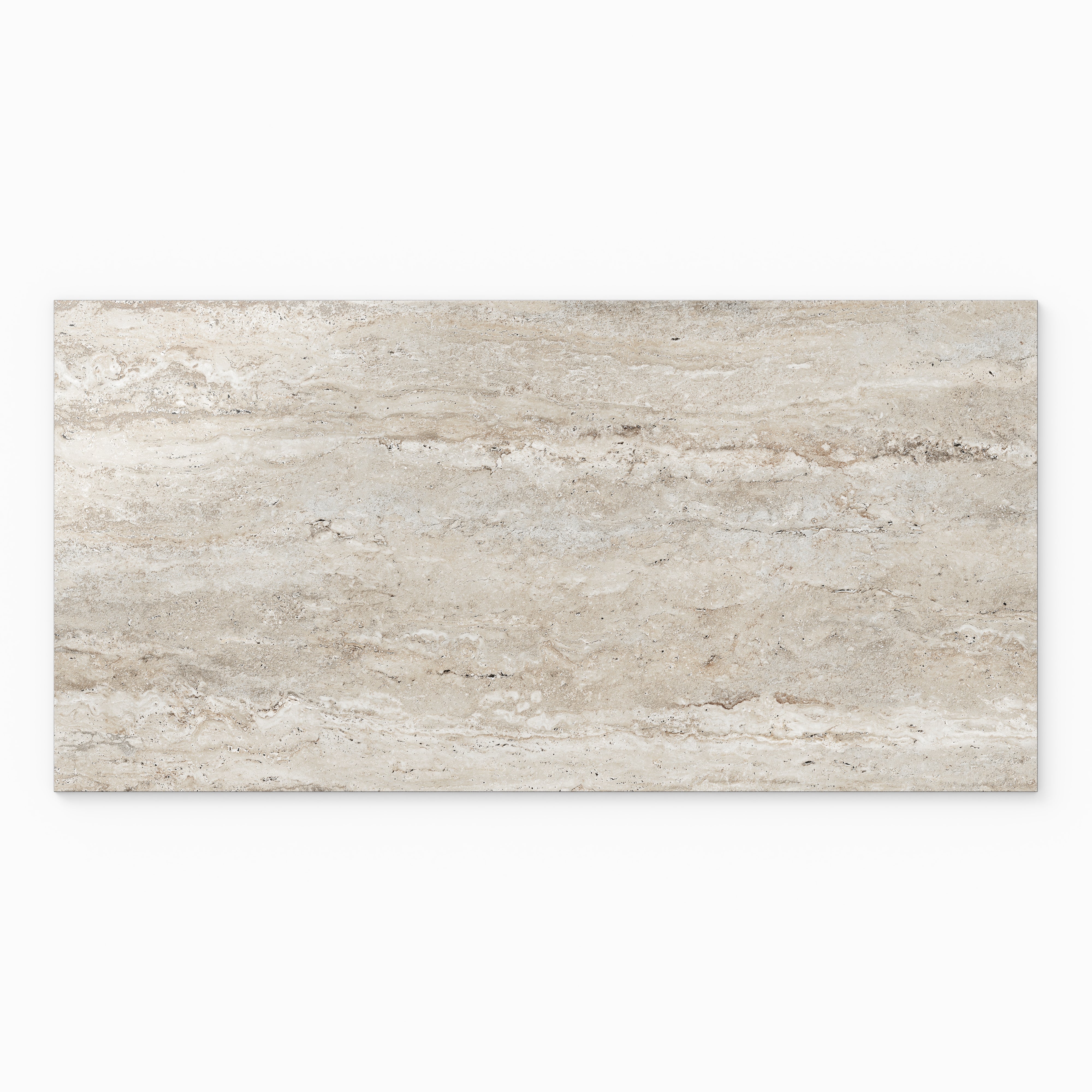 Marlow 24x48 Polished Porcelain Tile in Silver