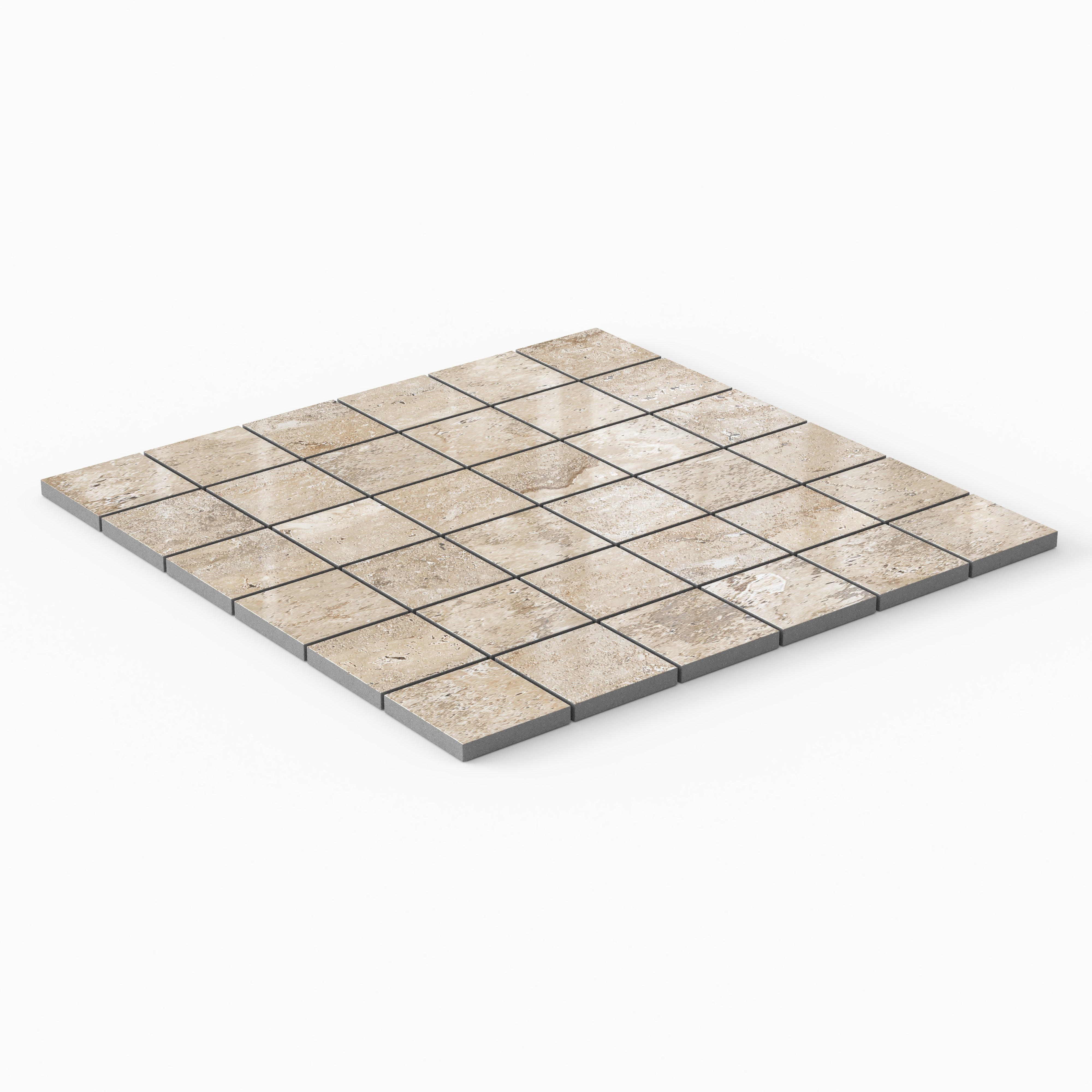 Marlow 2x2 Polished Porcelain Mosaic Tile in Navona