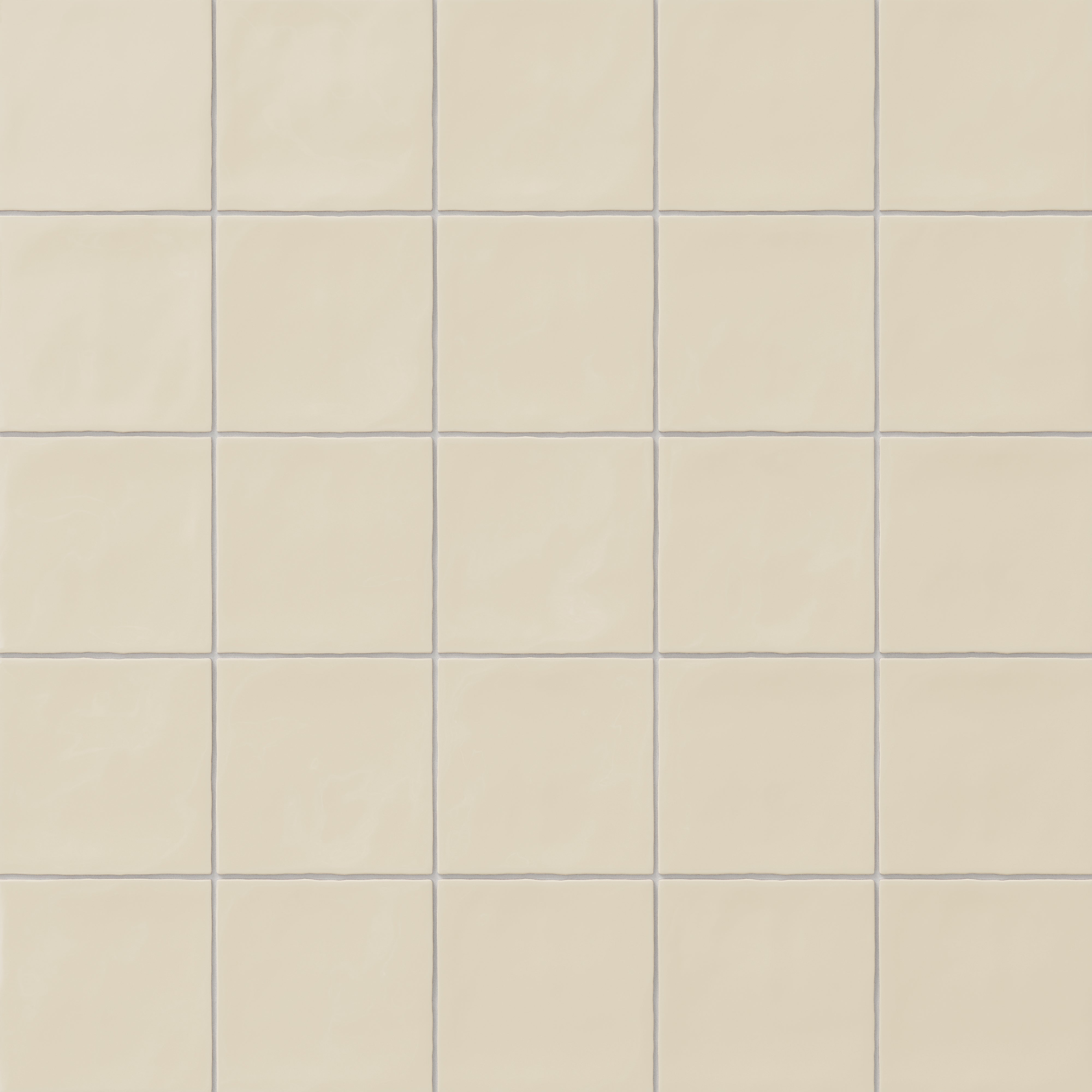 Harper 5 x 5 Glossy Ceramic Tile in Nest Beige