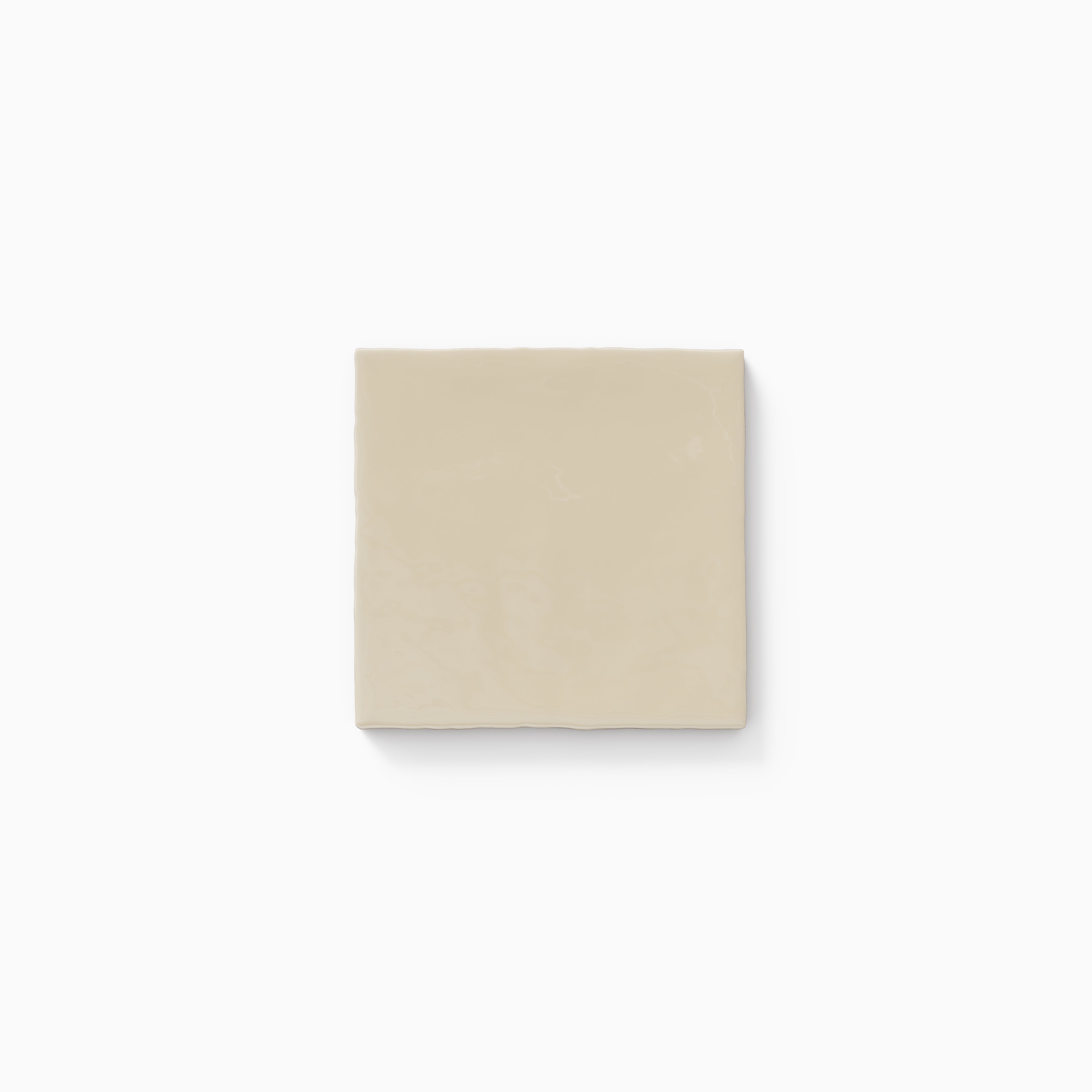 Harper 5 x 5 Glossy Ceramic Tile in Nest Beige